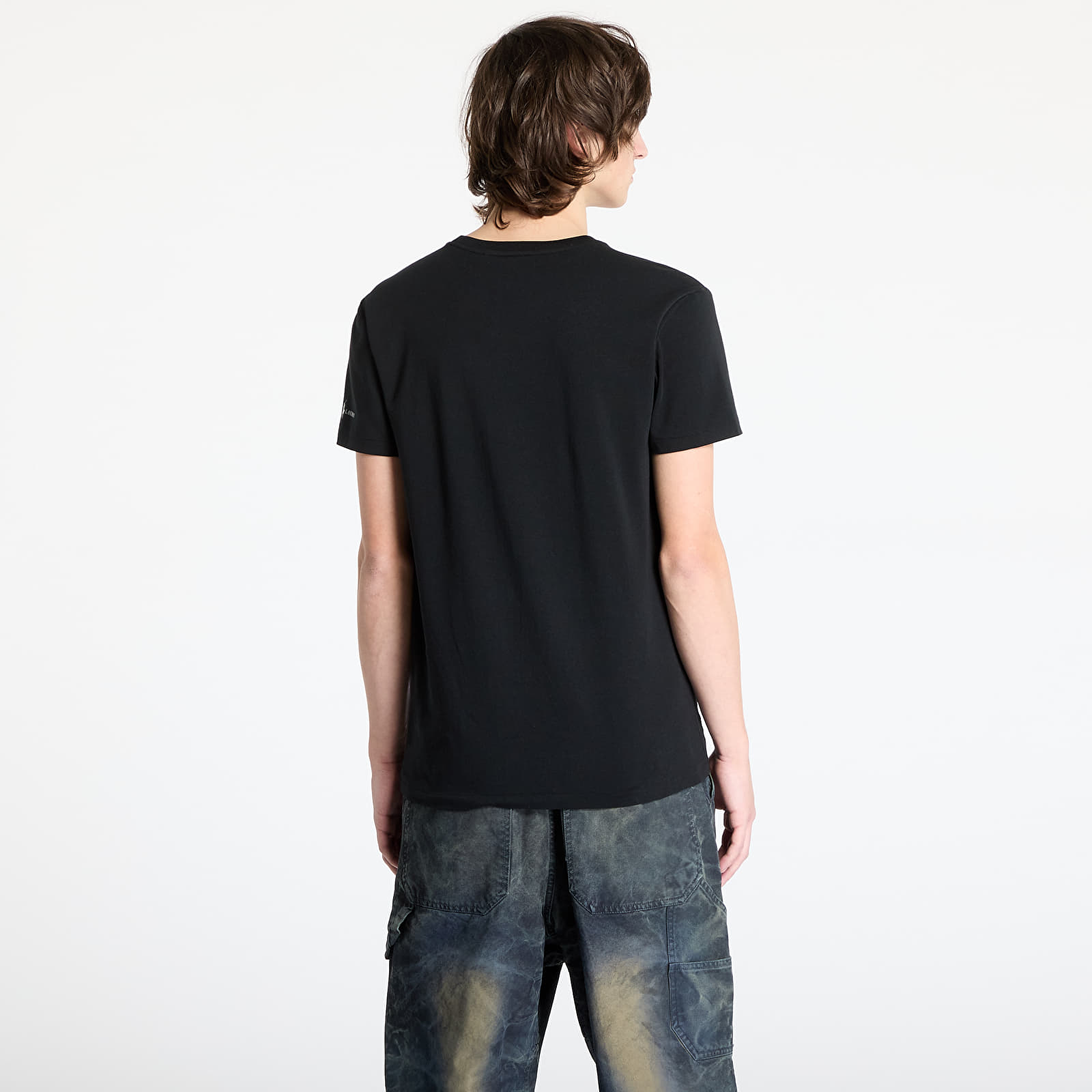 Мъжки тениски Ralph Lauren S/S Crew Undershirt 3-Pack Black