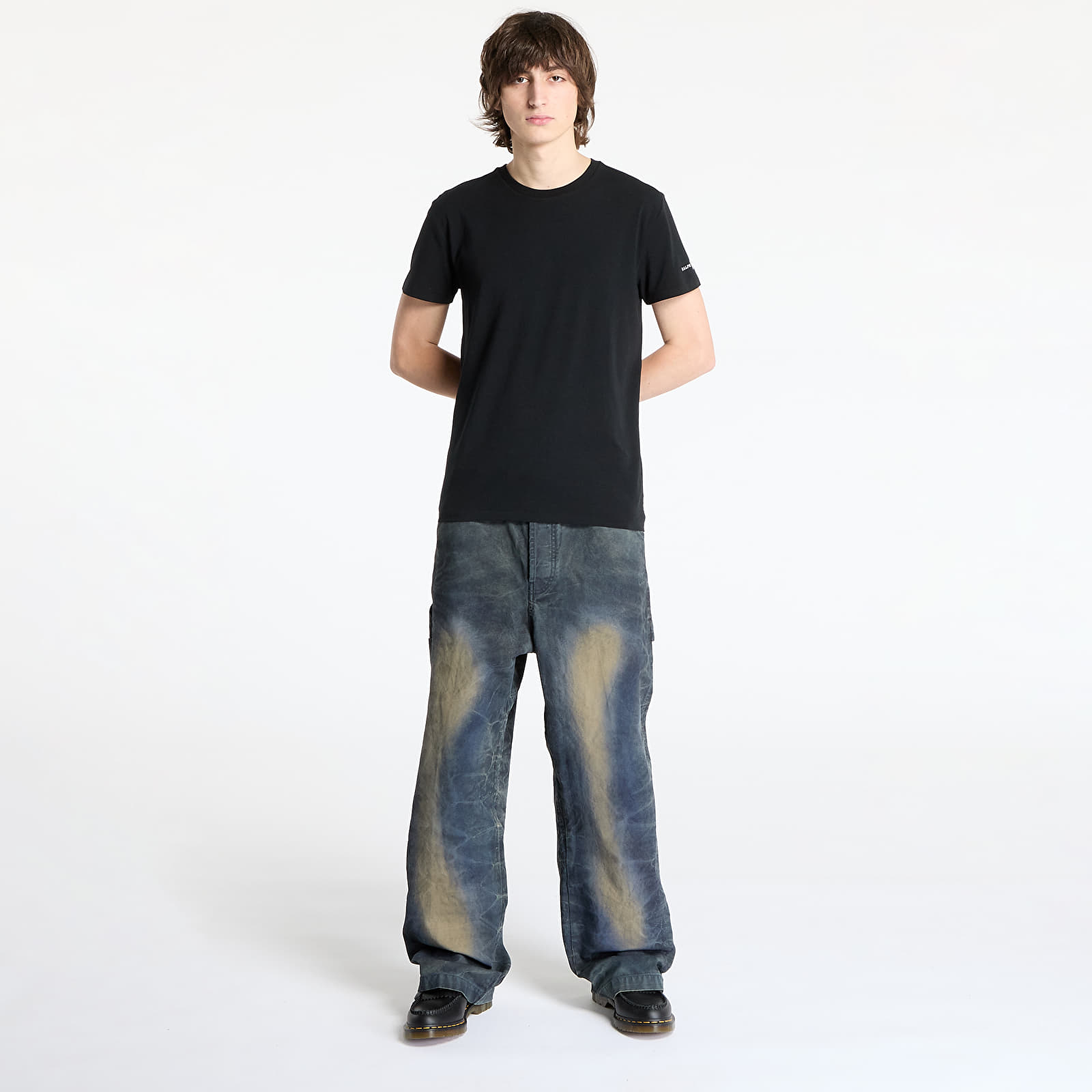 Мъжки тениски Ralph Lauren S/S Crew Undershirt 3-Pack Black