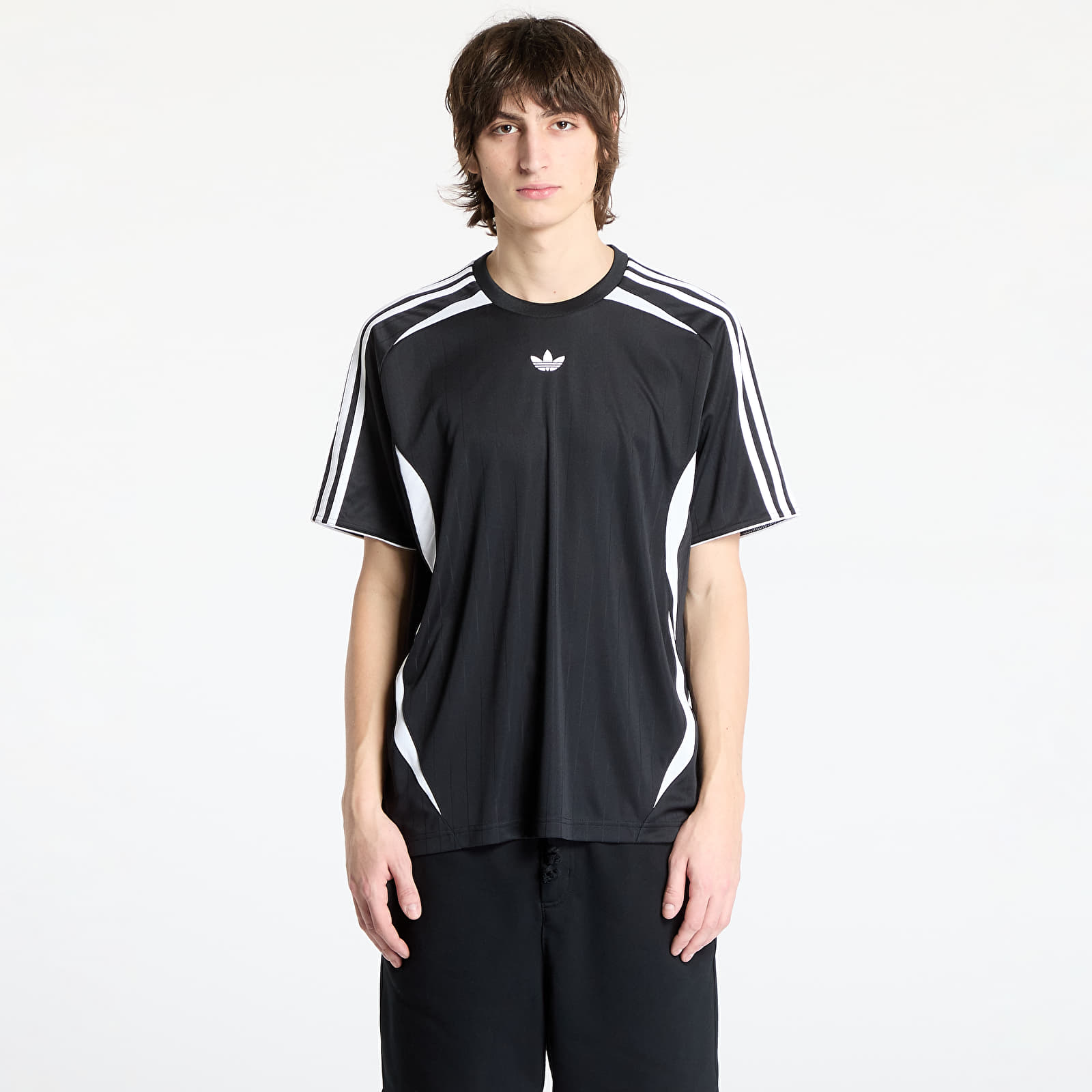 Men's T-shirts adidas Adicolor Teamgeist T-Shirt Black/ White