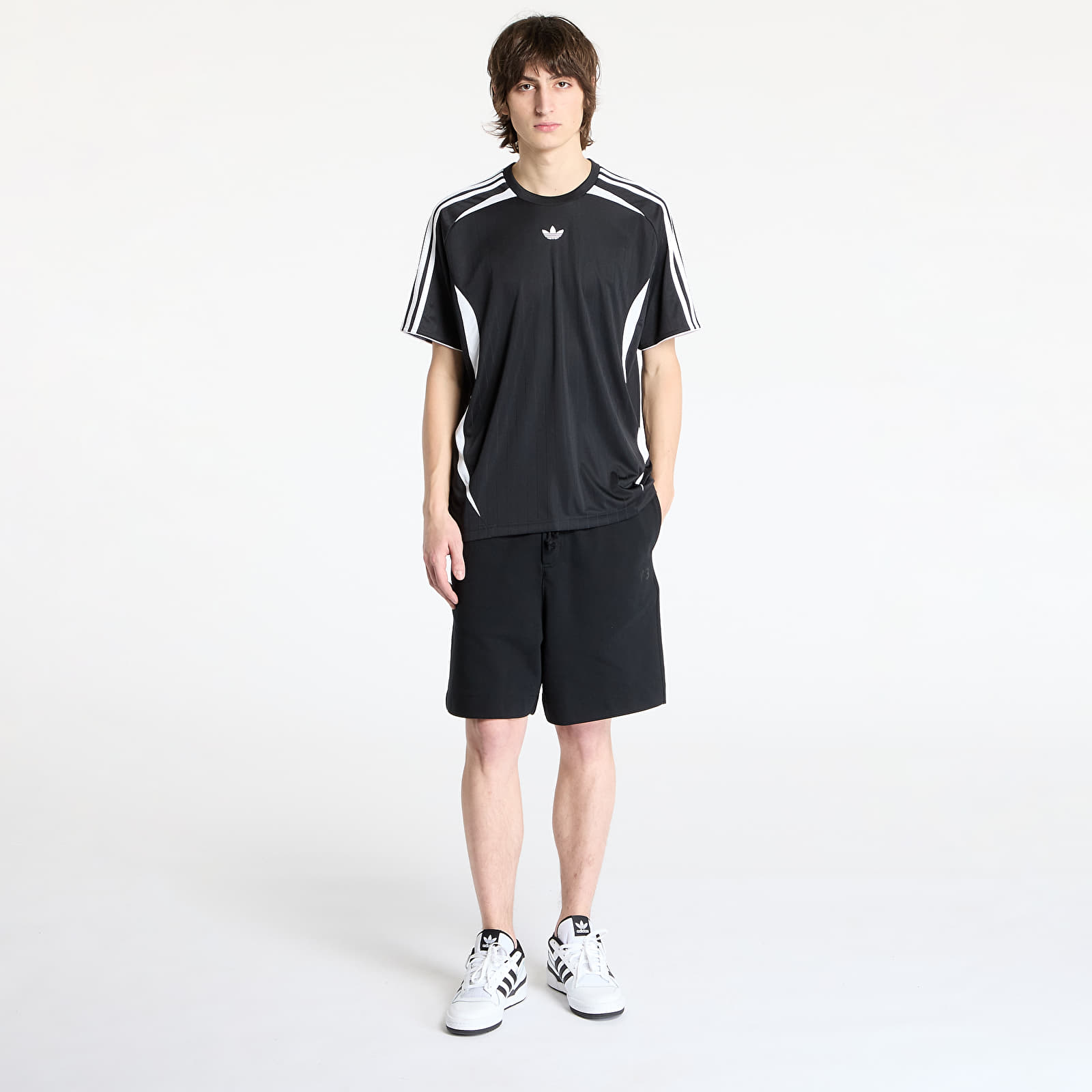 Men's T-shirts adidas Adicolor Teamgeist T-Shirt Black/ White