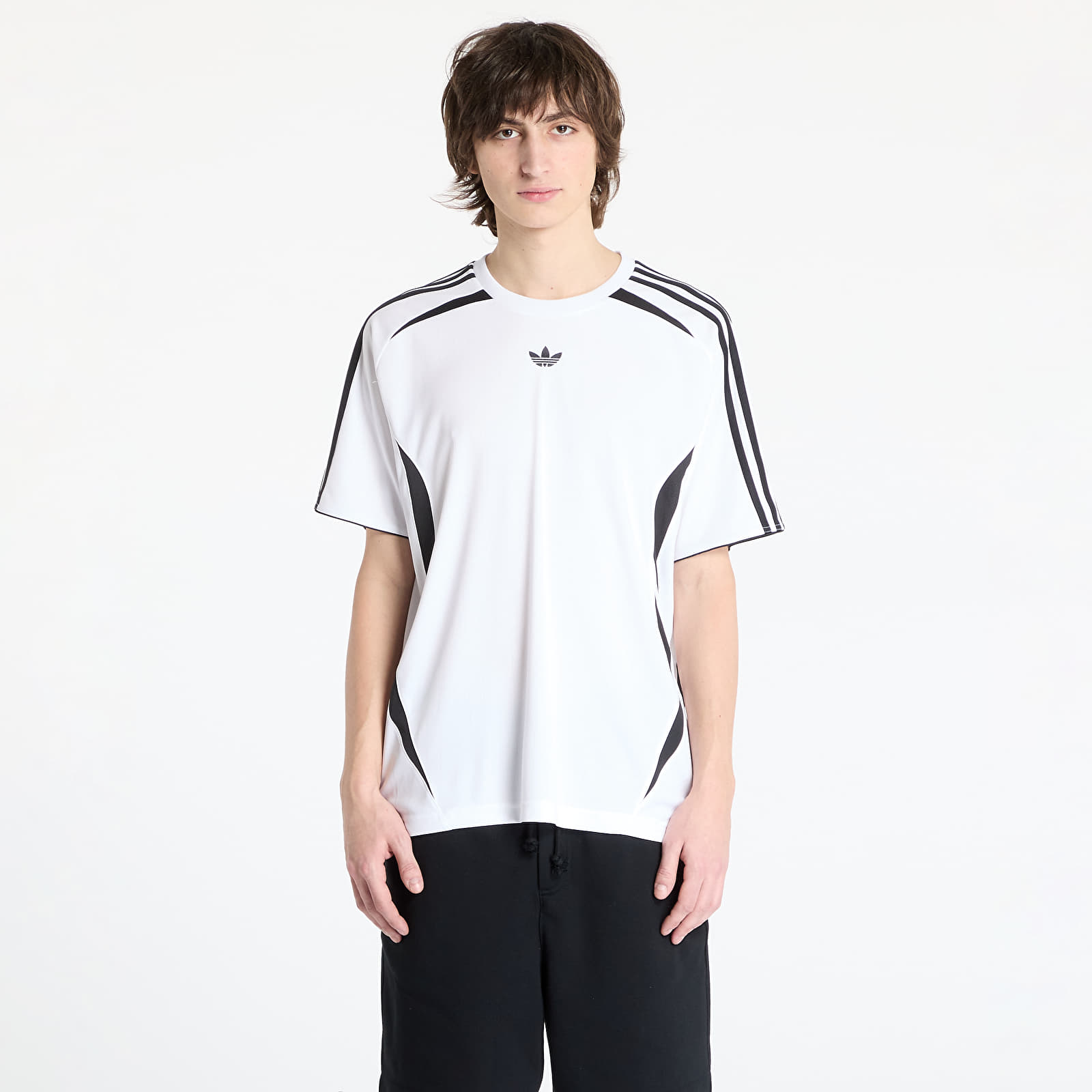 Camisetas hombre adidas Adicolor Teamgeist T-Shirt White/ Black