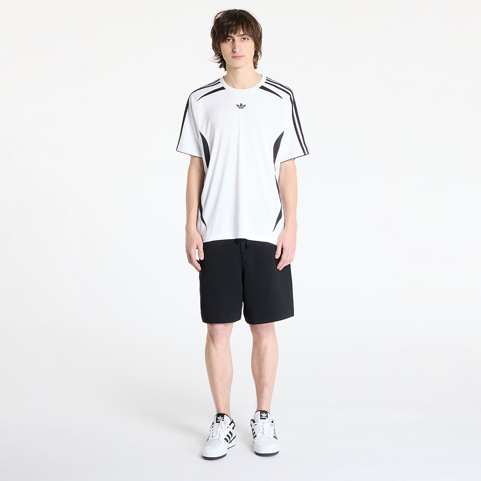 Camisetas hombre adidas Adicolor Teamgeist T-Shirt White/ Black