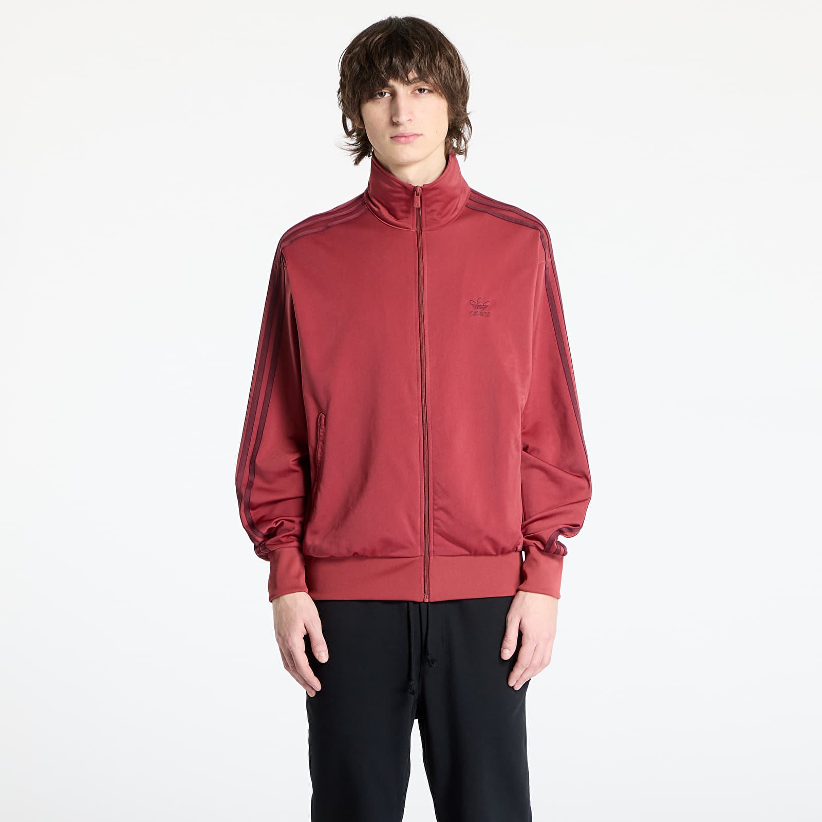 Men's sweatshirts adidas Firebird Adicolor Tracktop Preloved Ruby