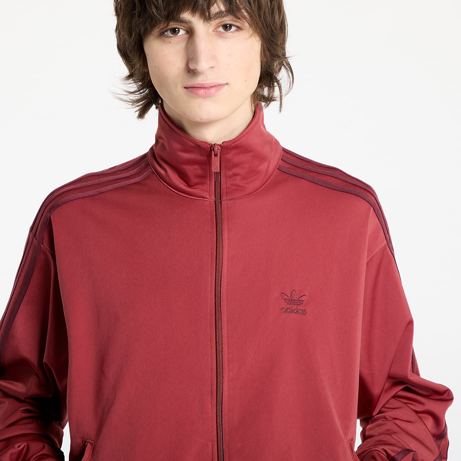 Men's sweatshirts adidas Firebird Adicolor Tracktop Preloved Ruby
