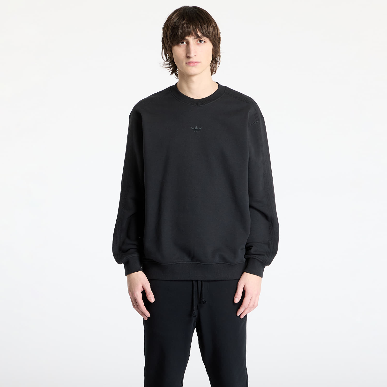 Heren sweatshirts adidas Premium Essentials Crew Sweatshirt Black