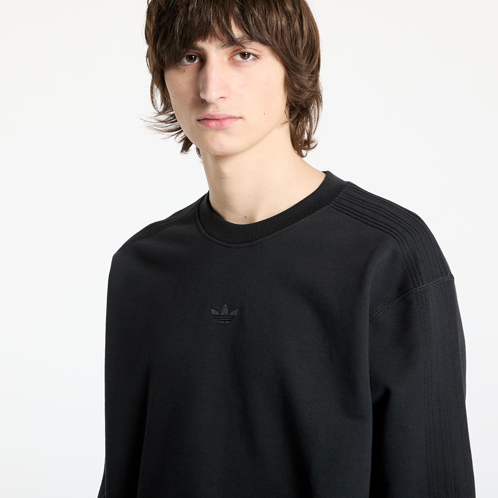 Sweatshirts för män adidas Premium Essentials Crew Sweatshirt Black