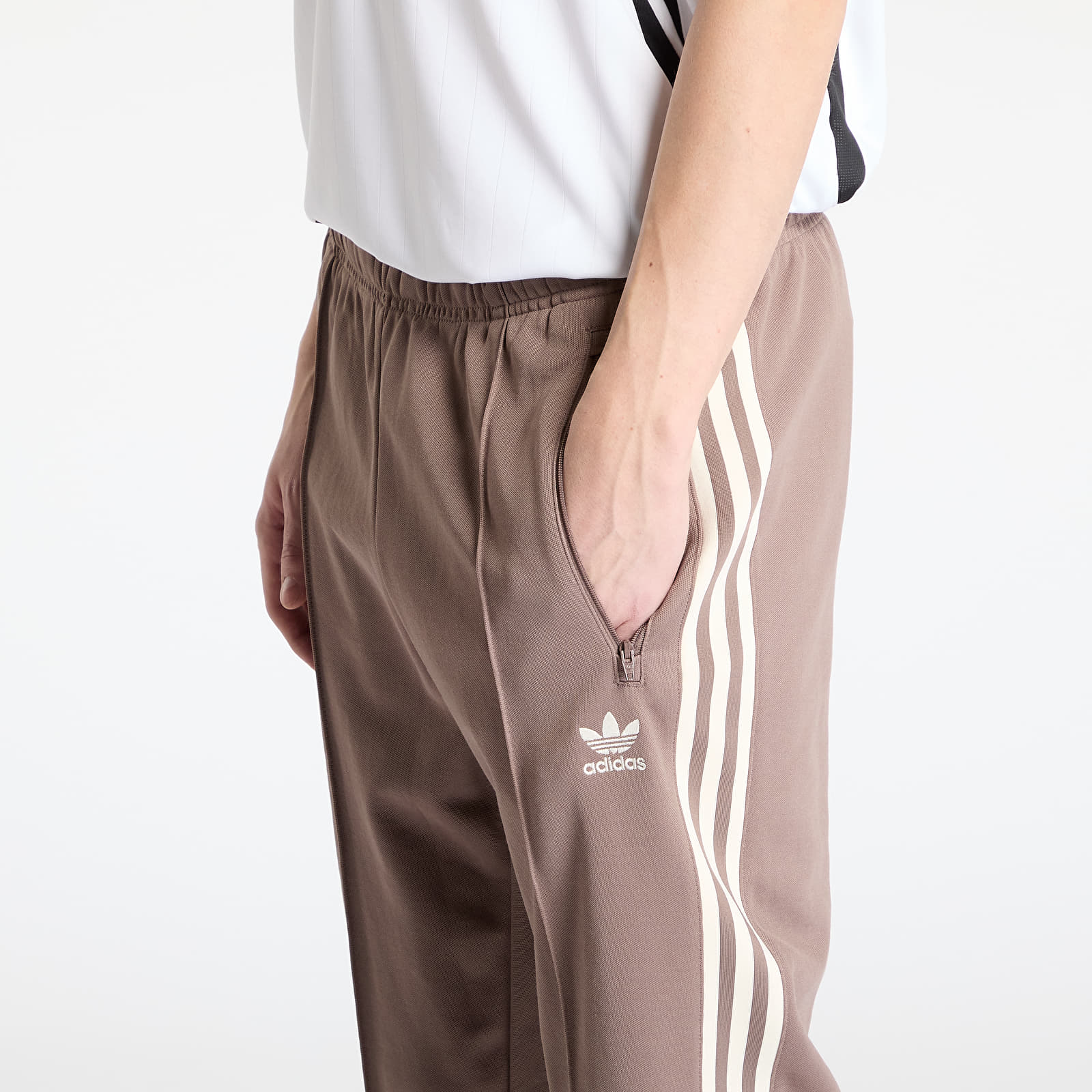 Pantalon survêtement adidas Adicolor Classics Track Pants Trace Brown/ Wonder White