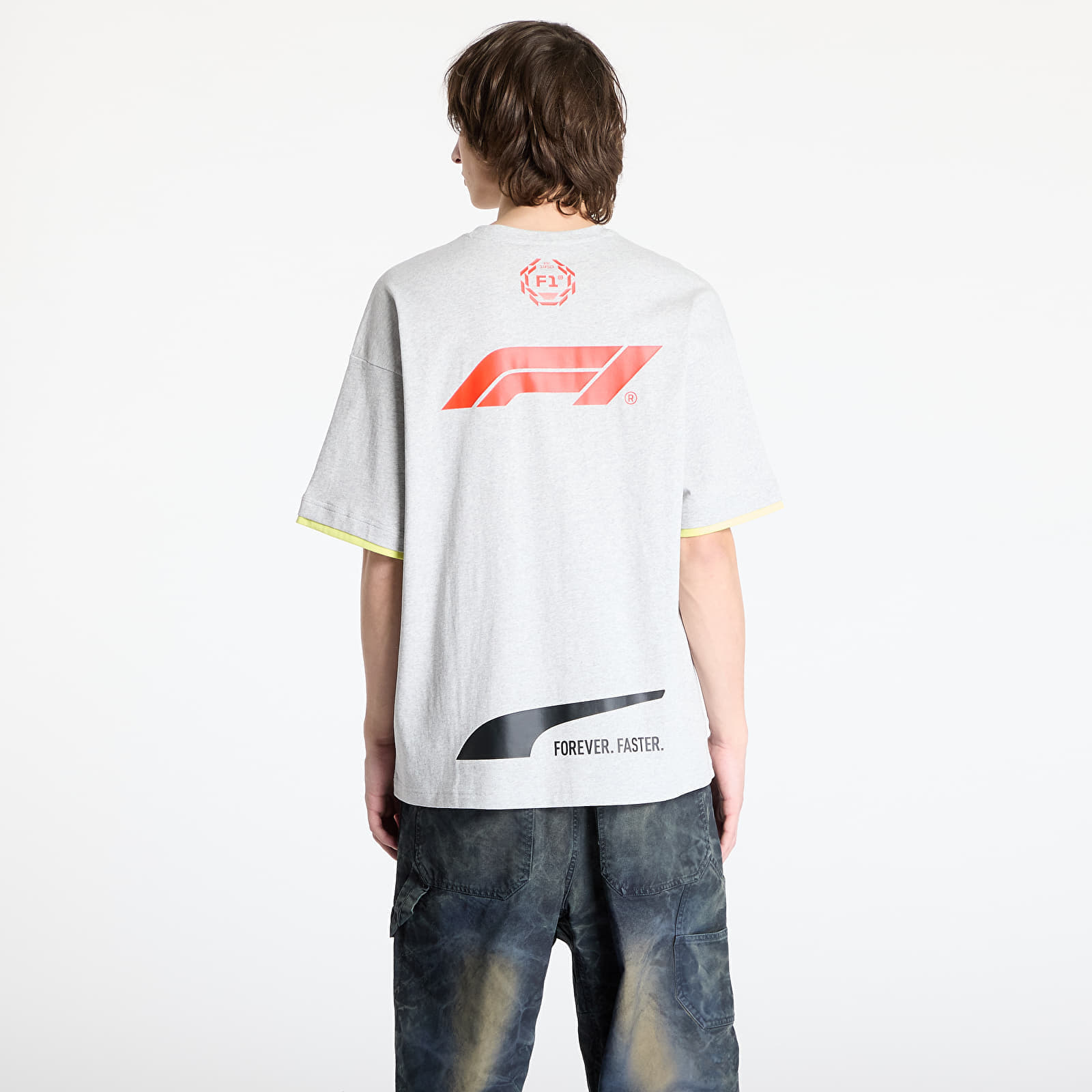 Puma T-shirt Puma F1 Racing Tee Light Gray Heather XL - 3