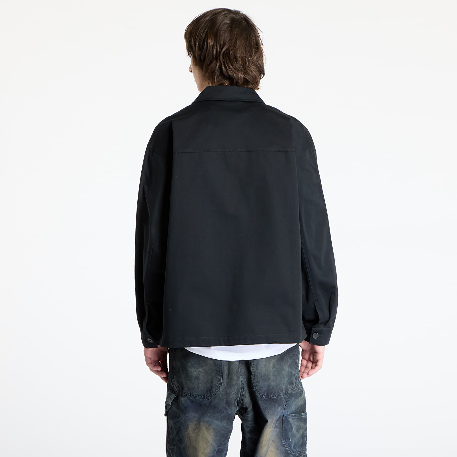 Men's shirts adidas Premium Essentials Workwear Overshirt Black