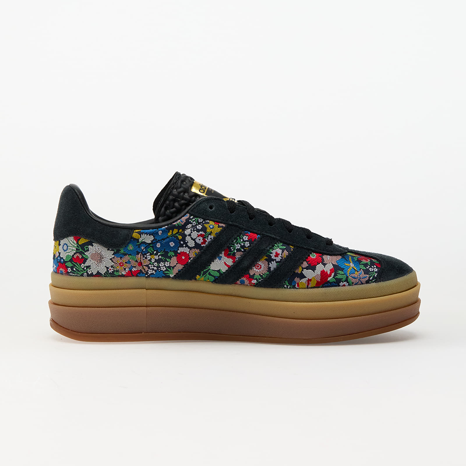 Sneakers und Schuhe für Frauen adidas x Liberty London Gazelle Bold W Core Black/ Supplier Color/ Gold Metalic