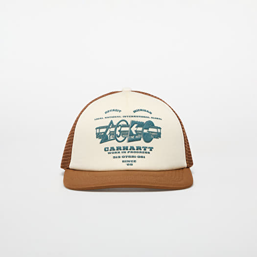 Cap Carhartt WIP Runaway Trucker Cap Natural/ Hamilton Brown