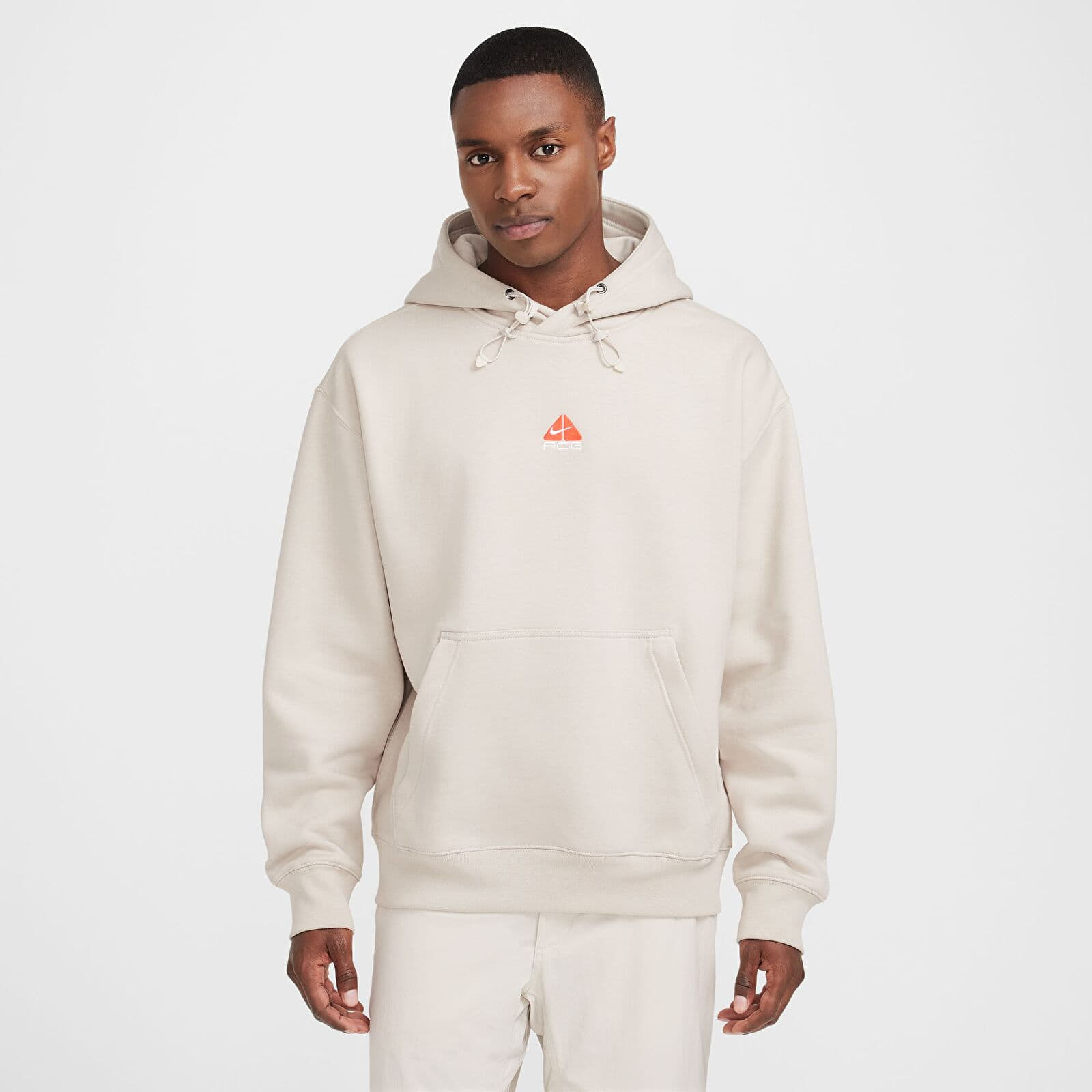 Gensere for menn Nike ACG Therma-FIT Fleece Pullover Hoodie Lt Orewood Brn/ Lt Orewood Brn