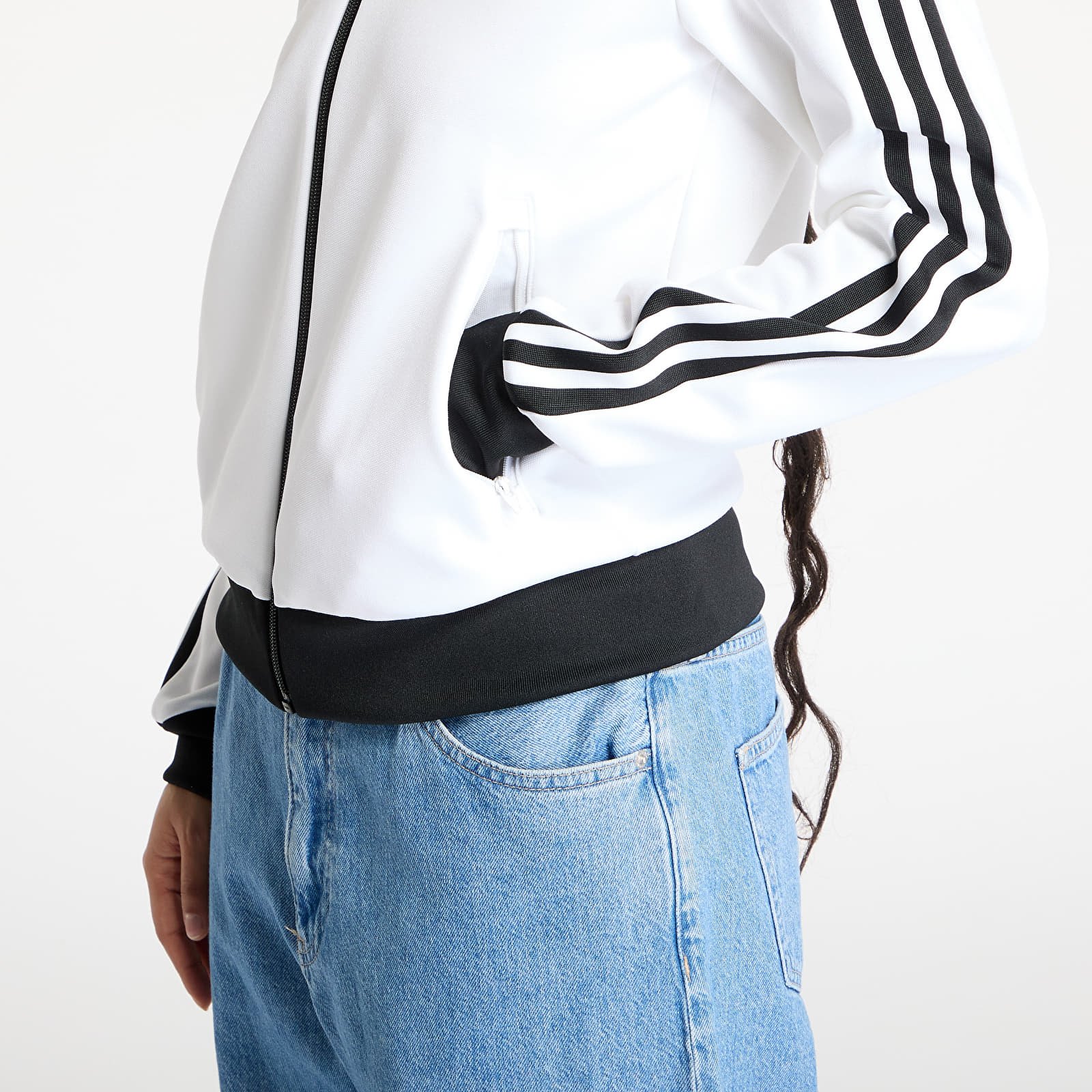 Sudaderas de mujer adidas Adicolor Classic Track Top White