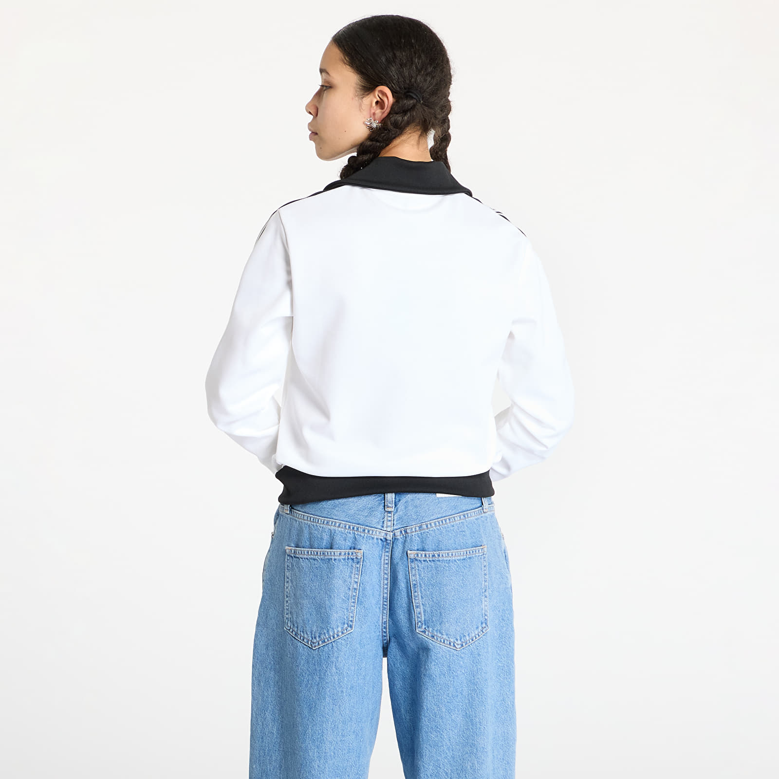 Sudaderas de mujer adidas Adicolor Classic Track Top White