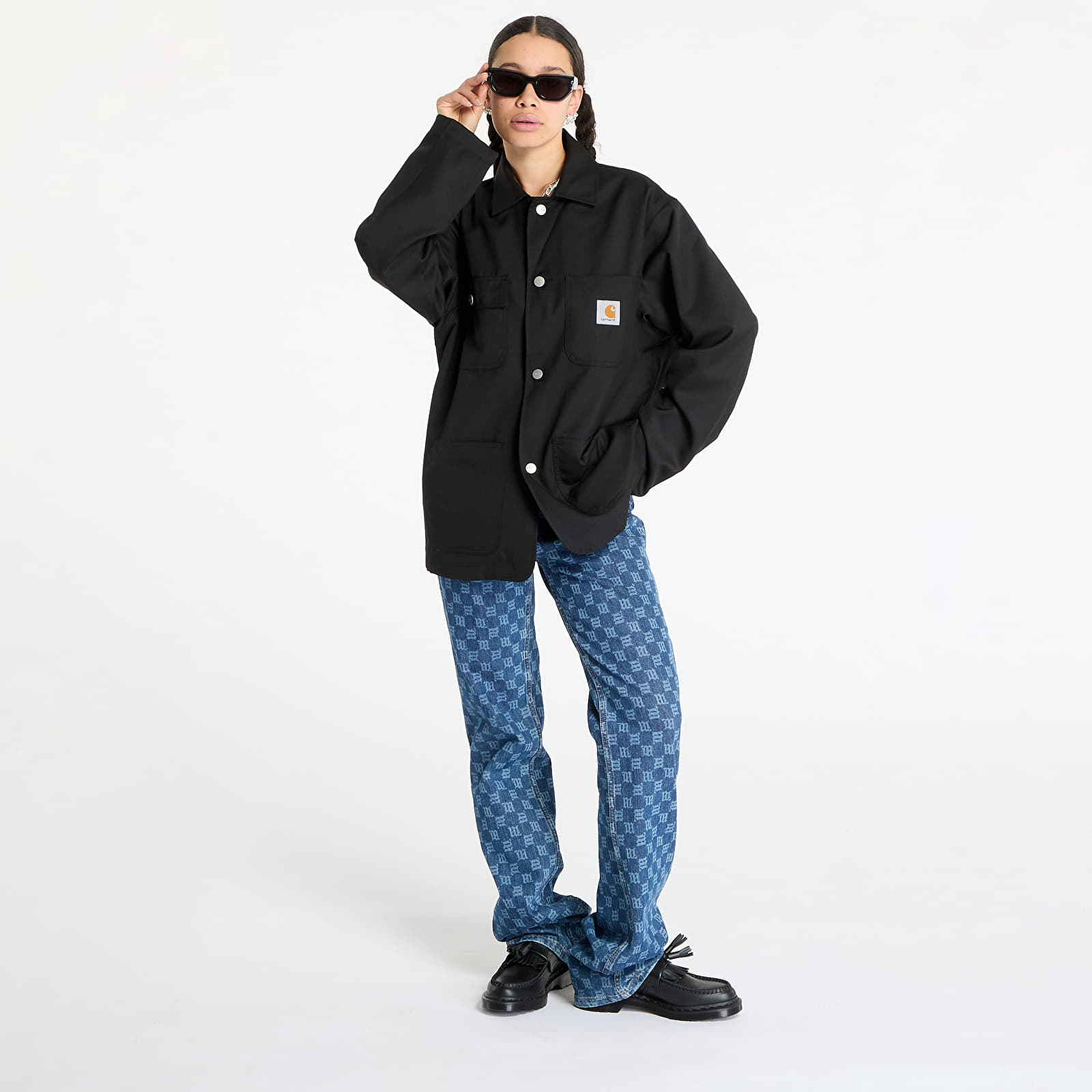 Moške jakne Carhartt WIP Seaton Blazer Black