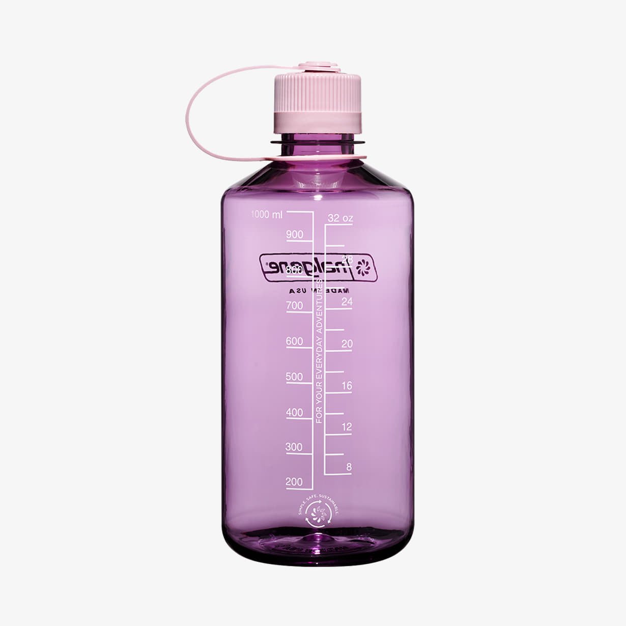 Láhve na pití Nalgene 1000ml Narrow Mouth Sustain Water Bottle Cherry Blossom