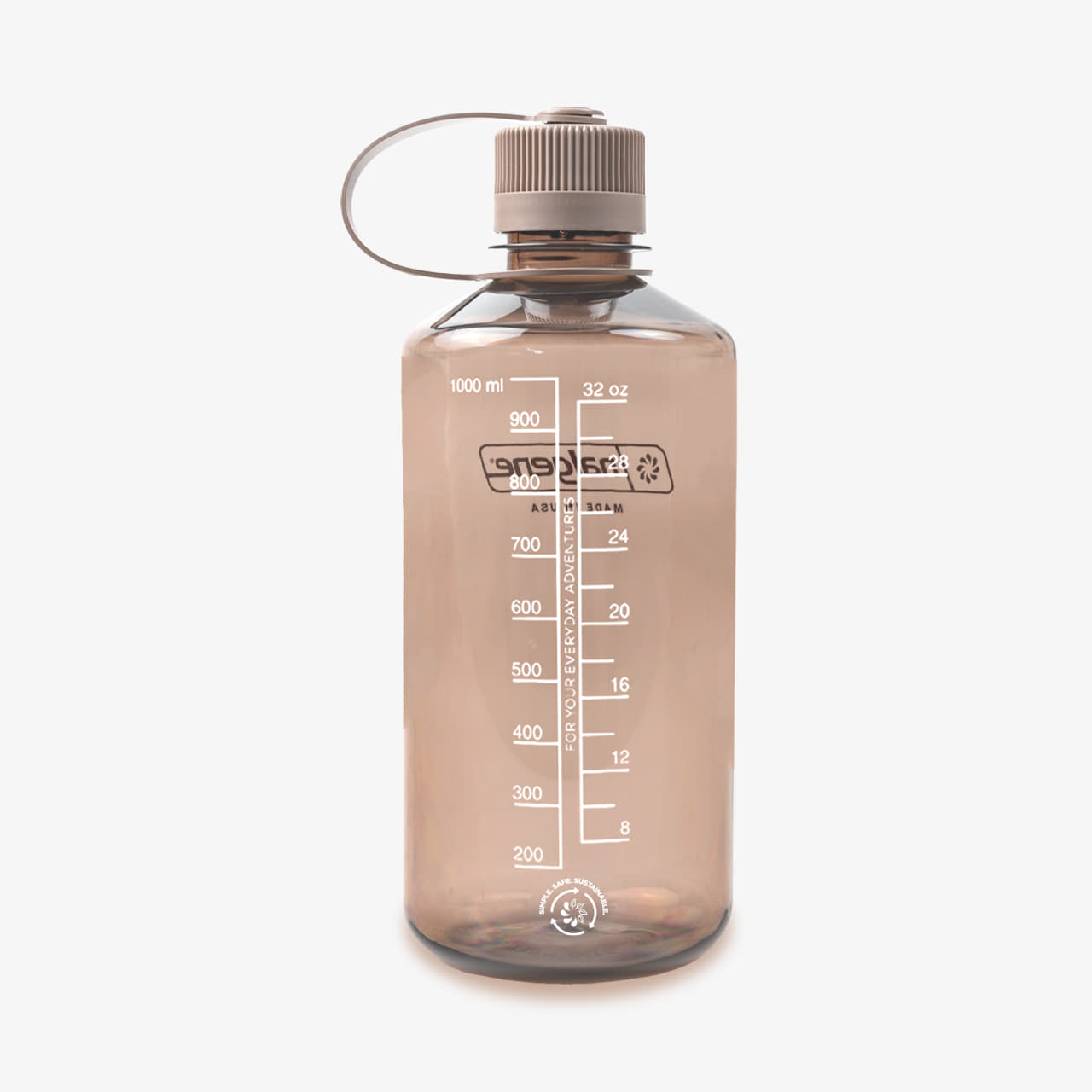 Láhve na pití Nalgene 1000ml Narrow Mouth Sustain Water Bottle Mocha