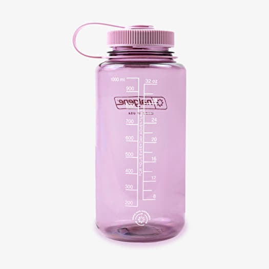 Nalgene 1000ml Wide Mouth Sustain Water Bottle Cherry Blossom