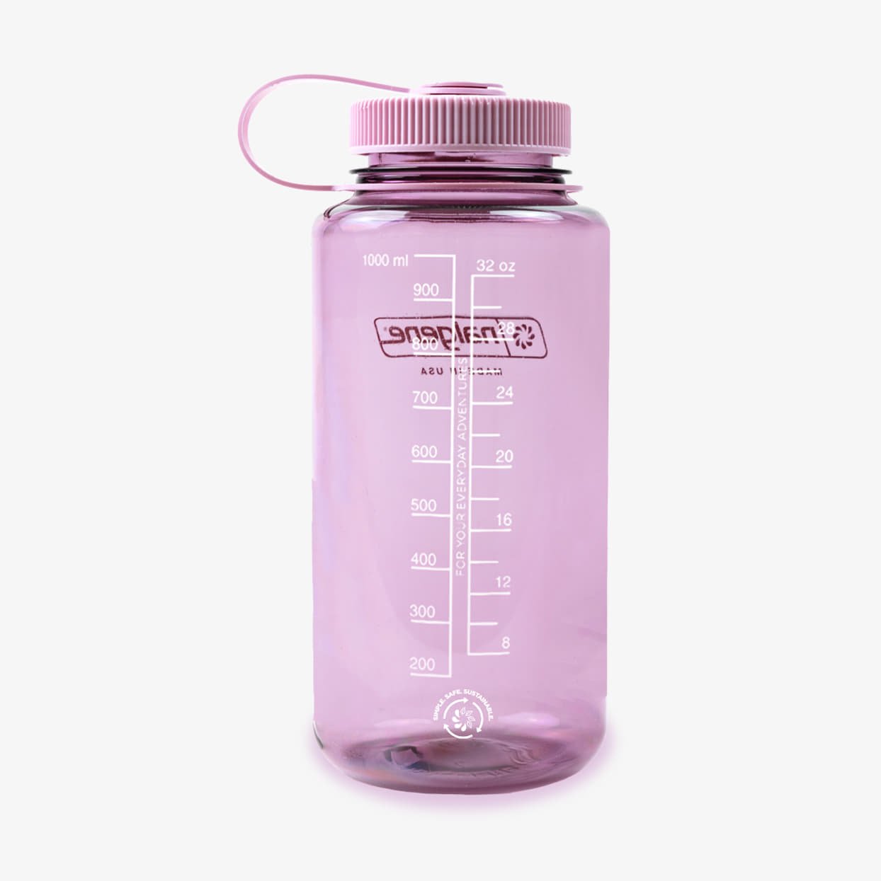 Láhve na pití Nalgene 1000ml Wide Mouth Sustain Water Bottle Cherry Blossom