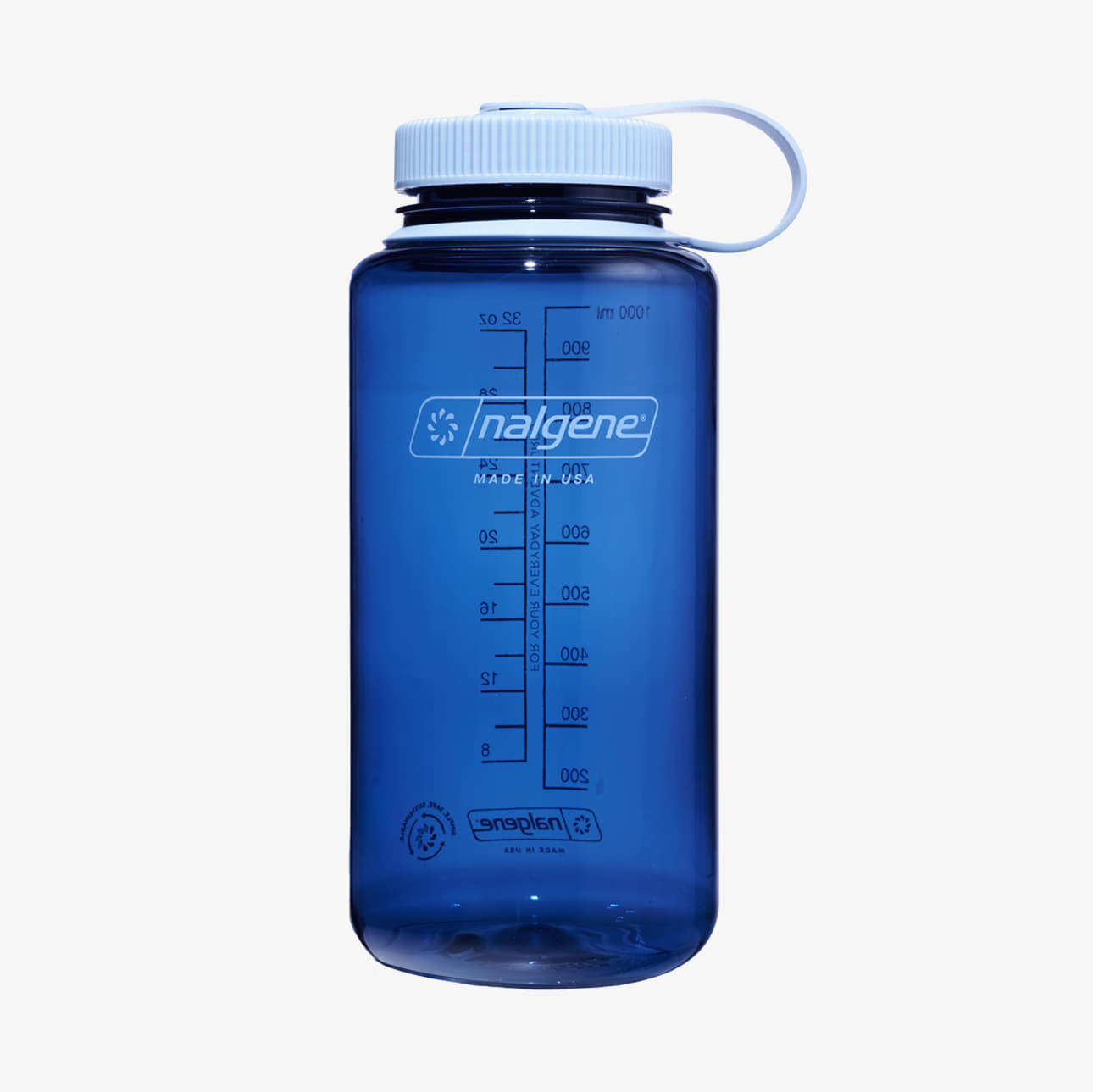 Láhve na pití Nalgene 1000ml Wide Mouth Sustain Water Bottle Indigo