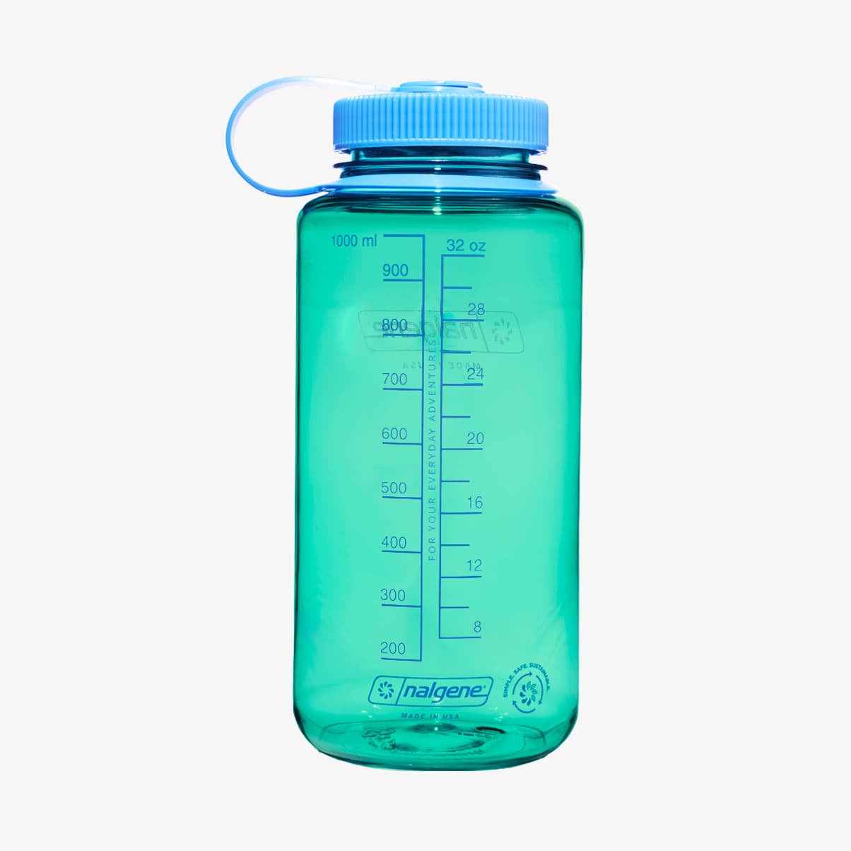 Láhve na pití Nalgene 1000ml Wide Mouth Sustain Water Bottle Pastel Green