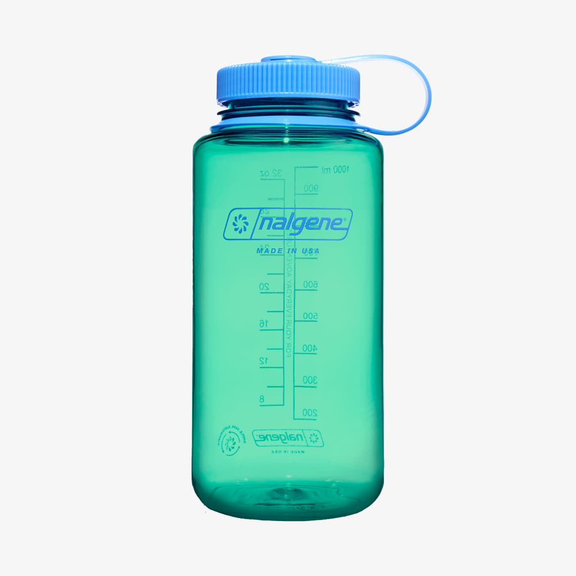 Láhve na pití Nalgene 1000ml Wide Mouth Sustain Water Bottle Pastel Green