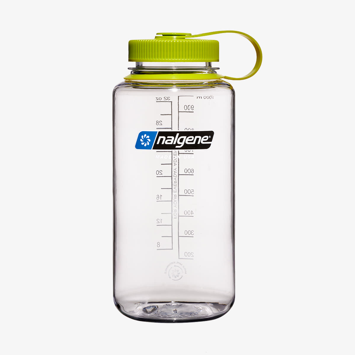 Láhve na pití Nalgene Wide-Mouth 1000ml Sustain Bottle Clear