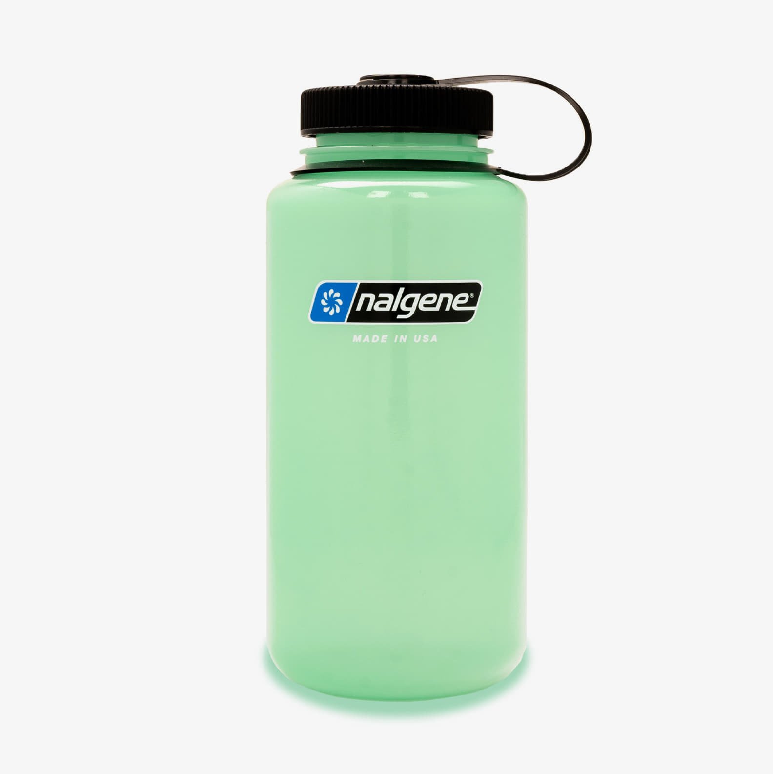 Láhve na pití Nalgene Wide-Mouth 1000ml Sustain Bottle Glow Green