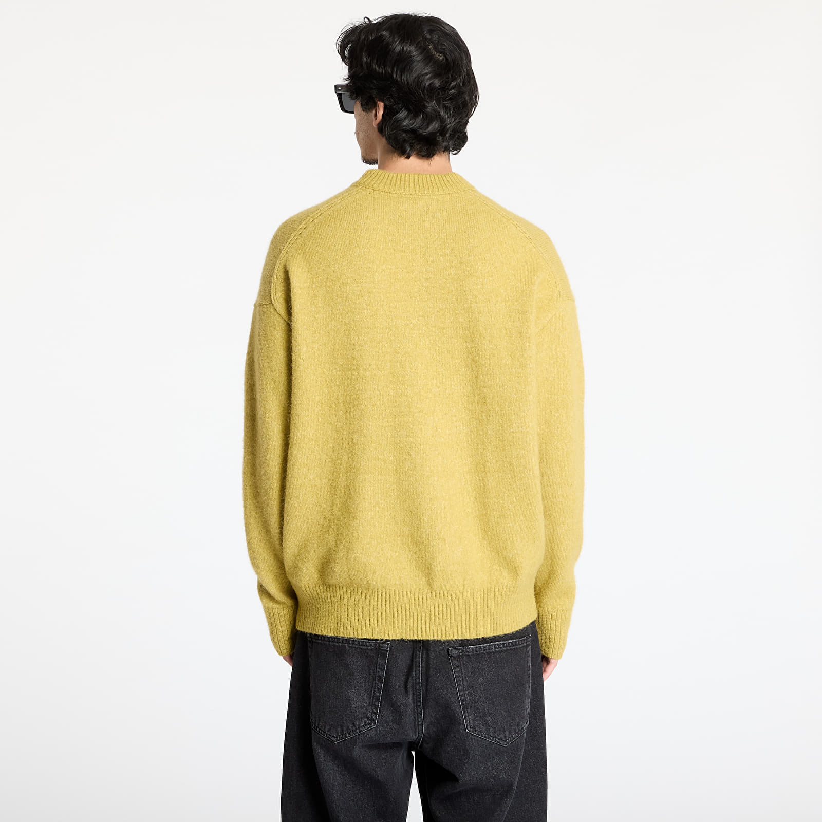 Pánske svetre Calvin Klein Jeans Warm Texture Sweater Green