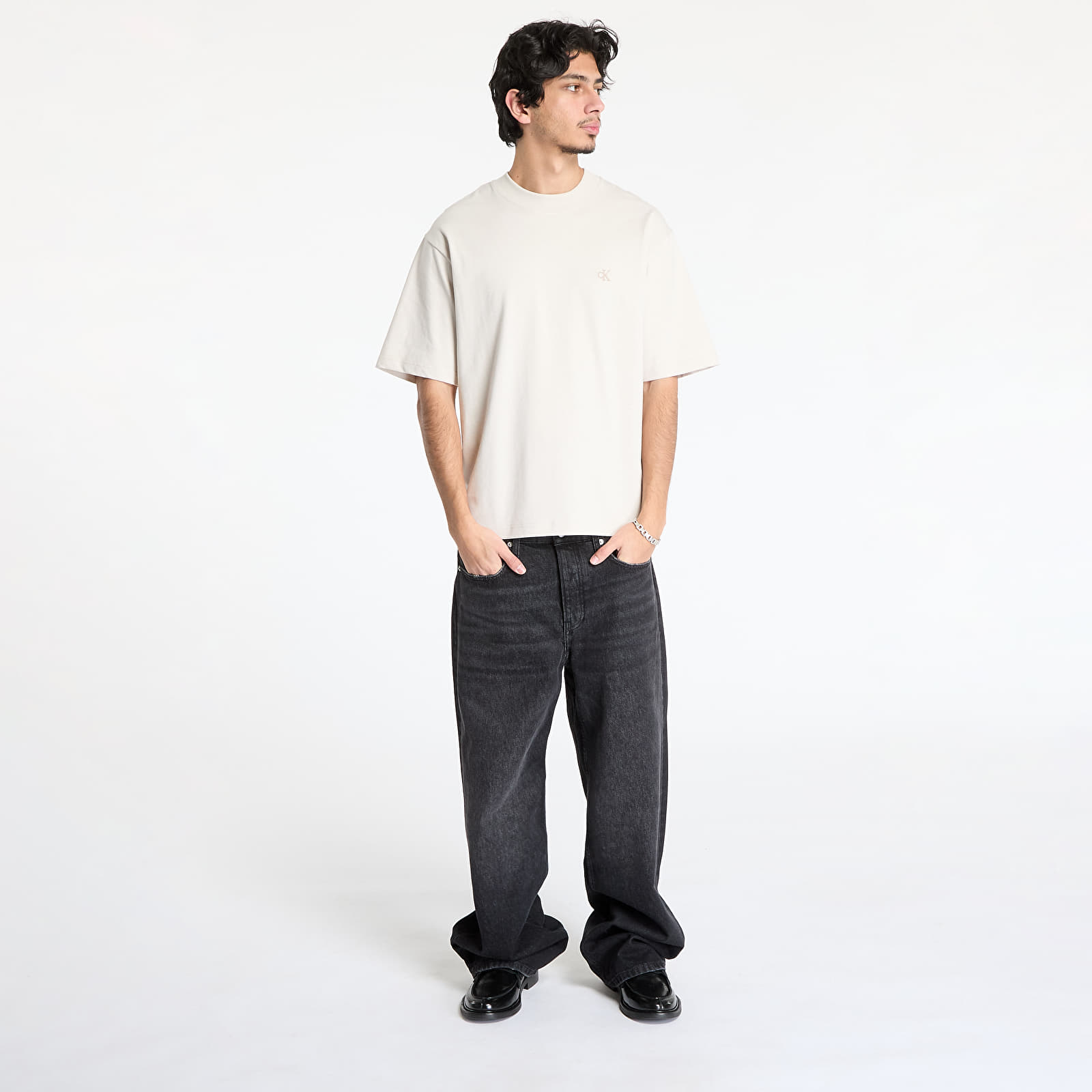 Moške majice Calvin Klein Jeans Heavy Relaxed Tee Gray