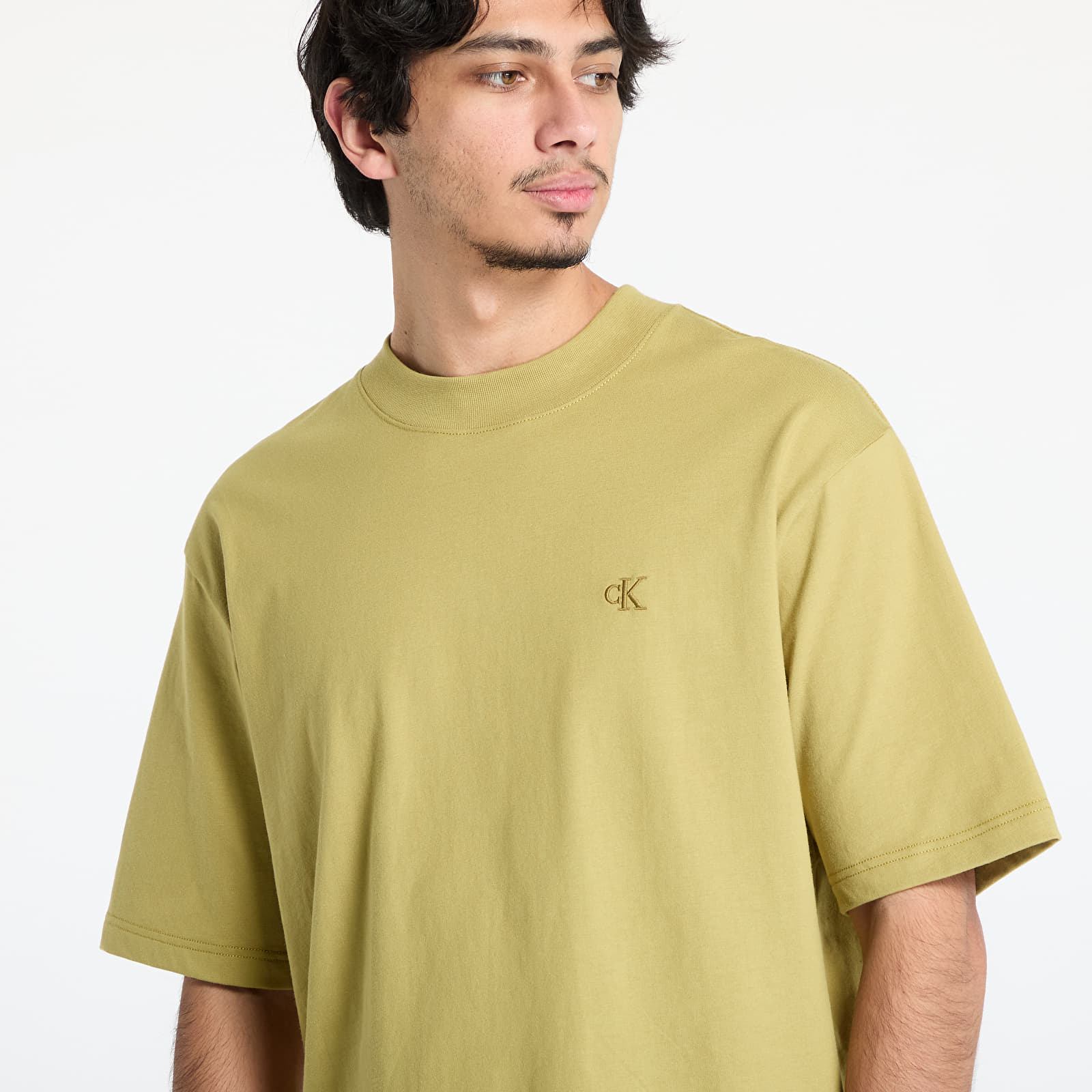 Camisetas hombre Calvin Klein Jeans Heavy Relaxed Tee Green