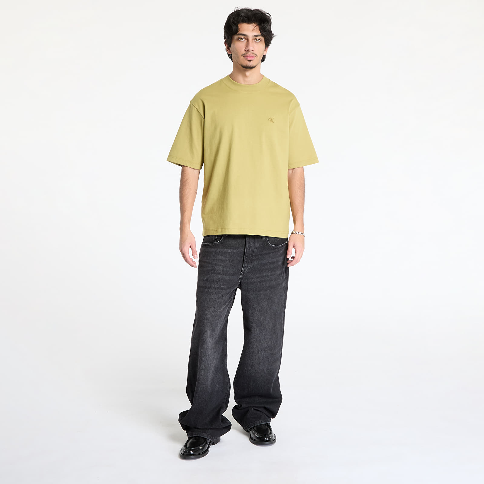 Camisetas hombre Calvin Klein Jeans Heavy Relaxed Tee Green