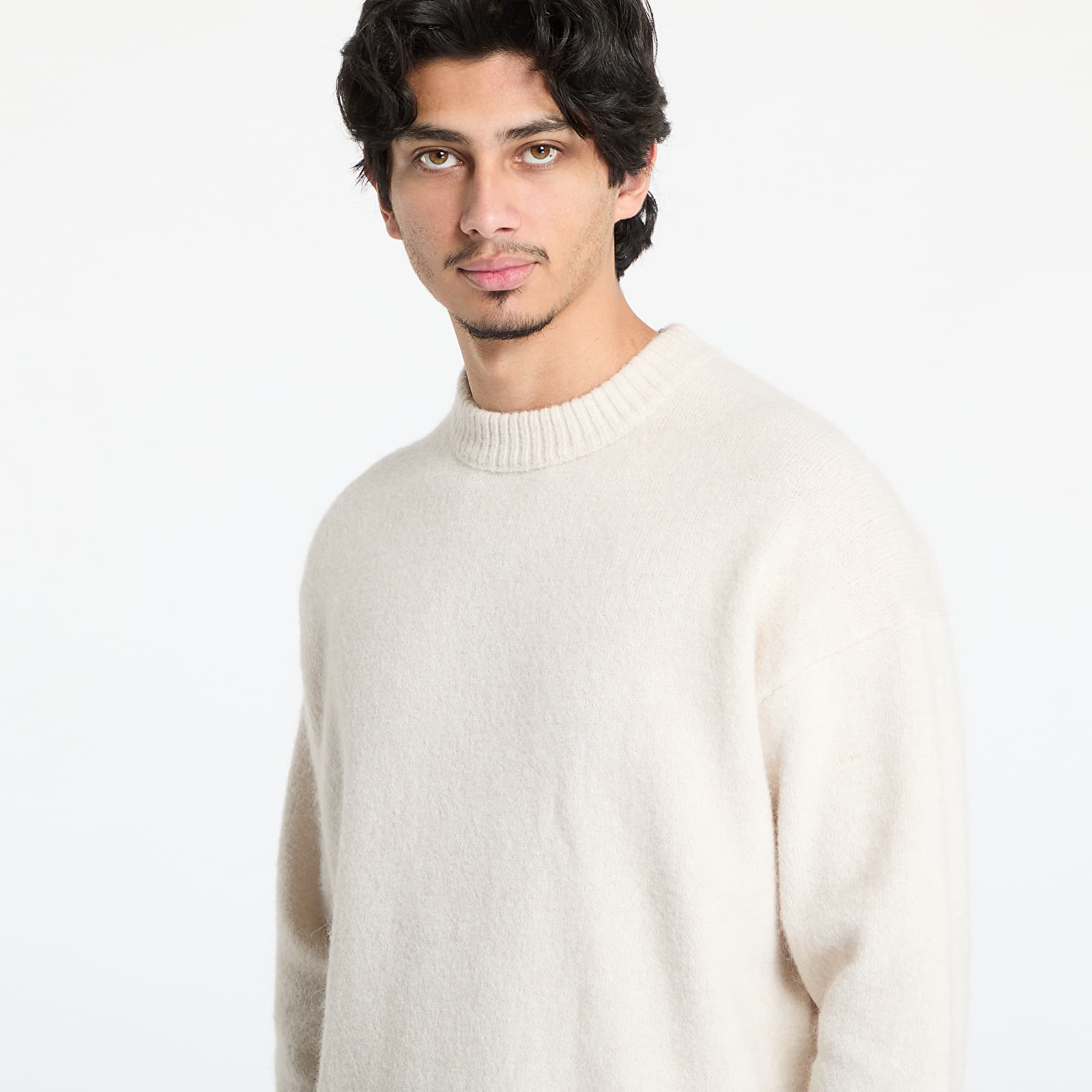 Muški džemperi Calvin Klein Jeans Warm Texture Sweater Moonbeam