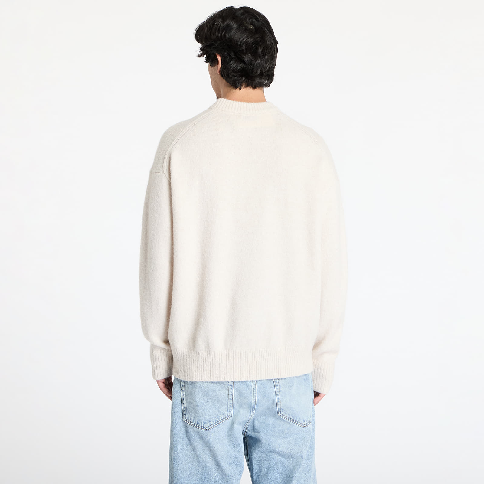 Muški džemperi Calvin Klein Jeans Warm Texture Sweater Moonbeam