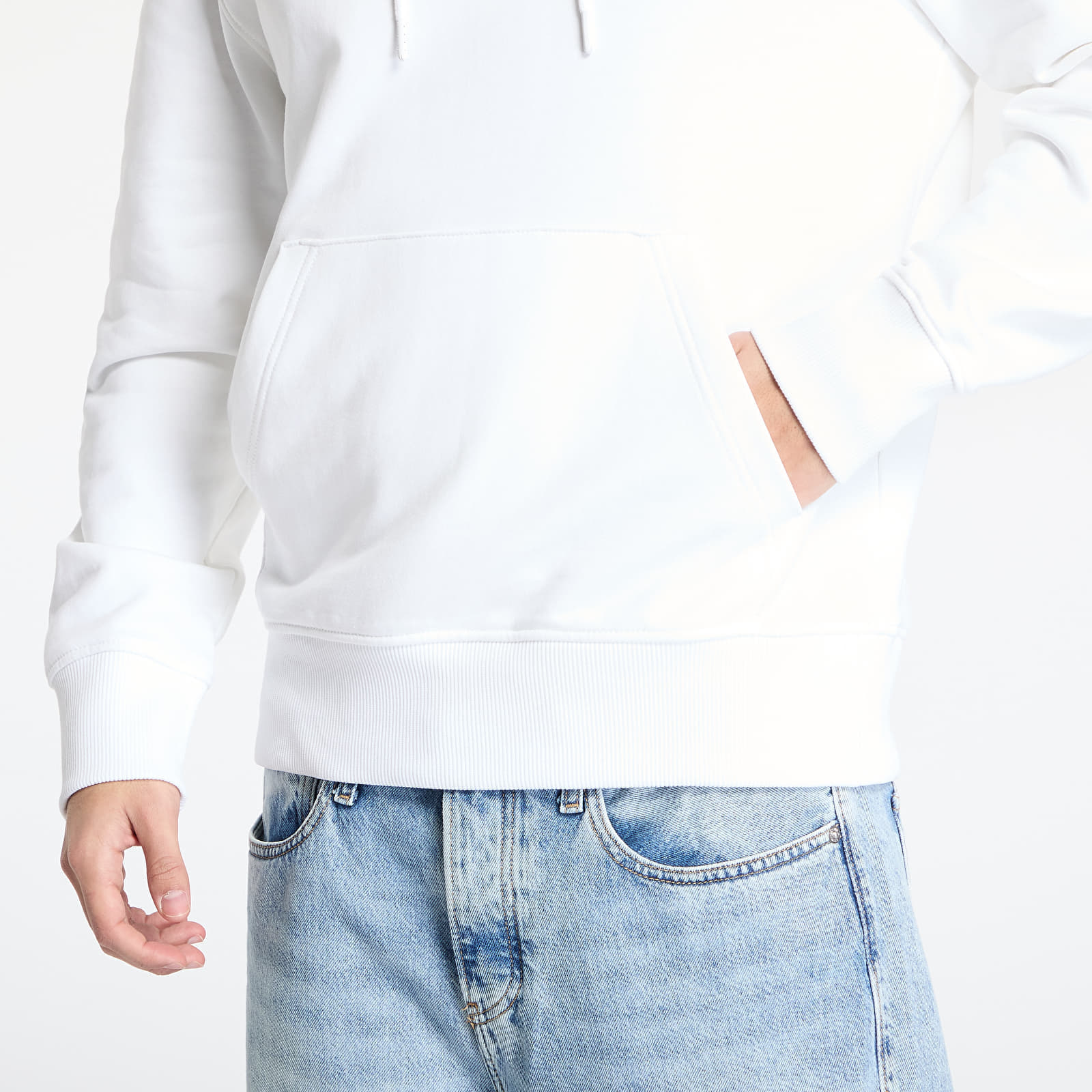 Calvin Klein Φούτερ Calvin Klein Jeans Typeface Graphic Hoodie White XL - 3