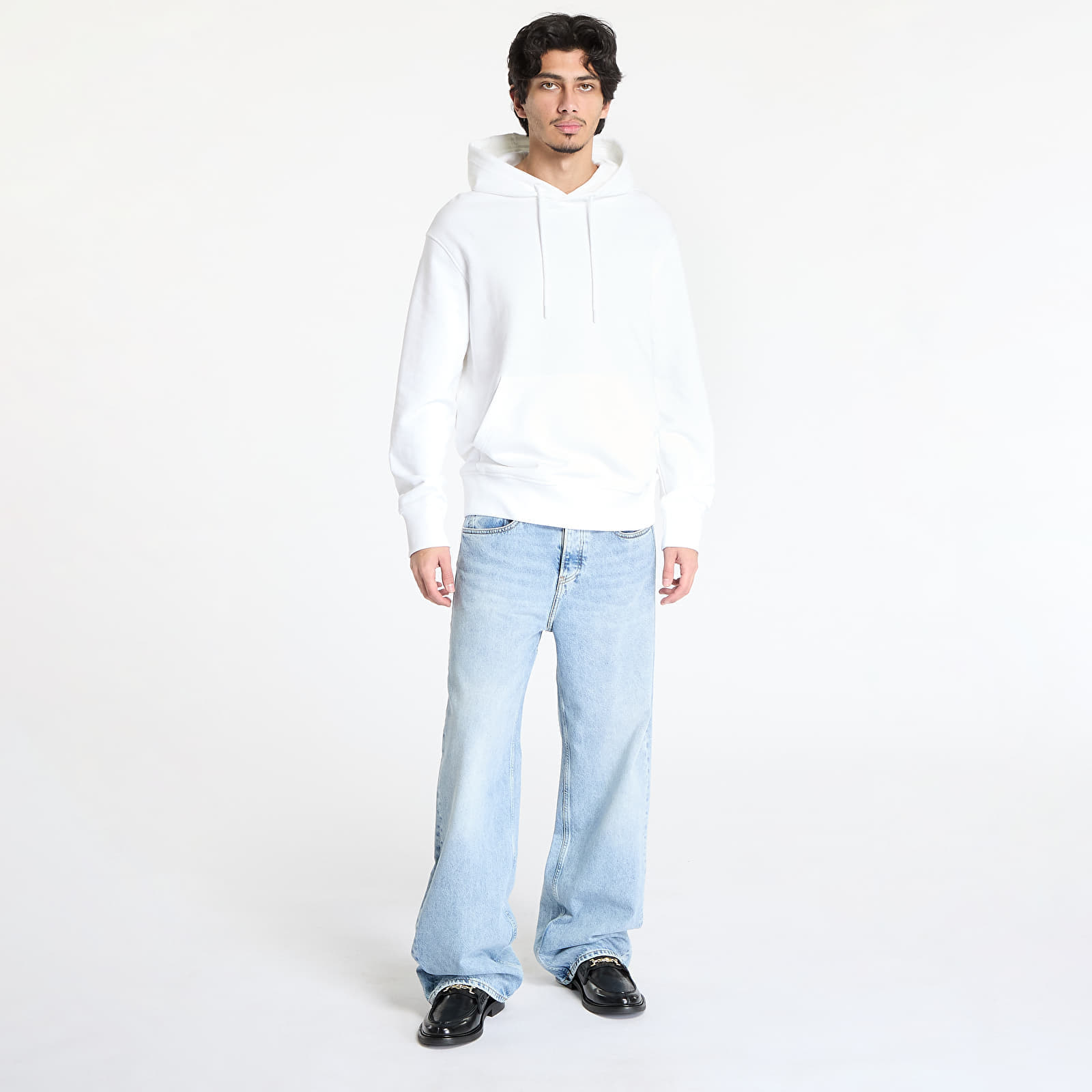 Calvin Klein Φούτερ Calvin Klein Jeans Typeface Graphic Hoodie White XL - 5