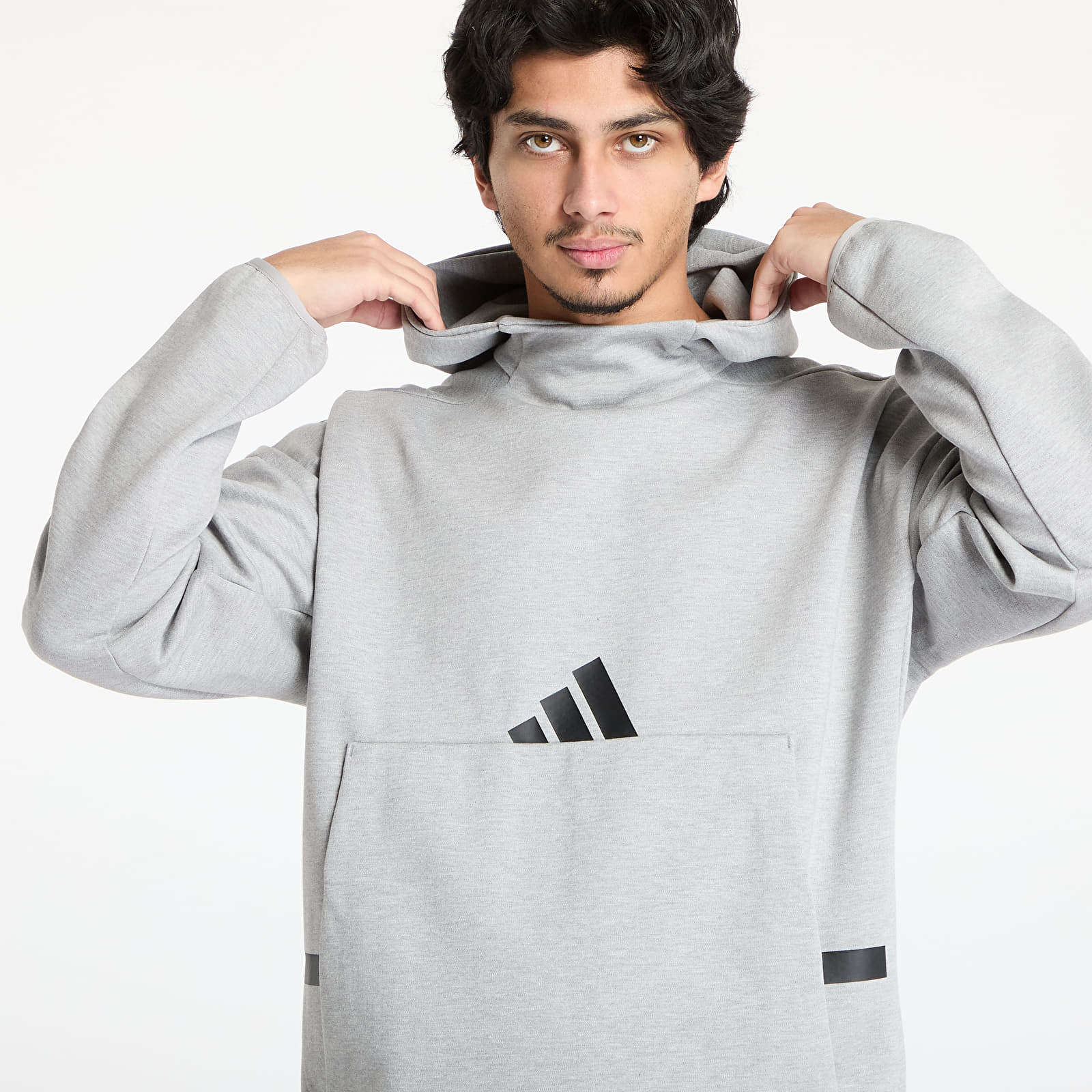 Felpe da uomo adidas M Z.N.E. Hoodie Medium Grey Heather