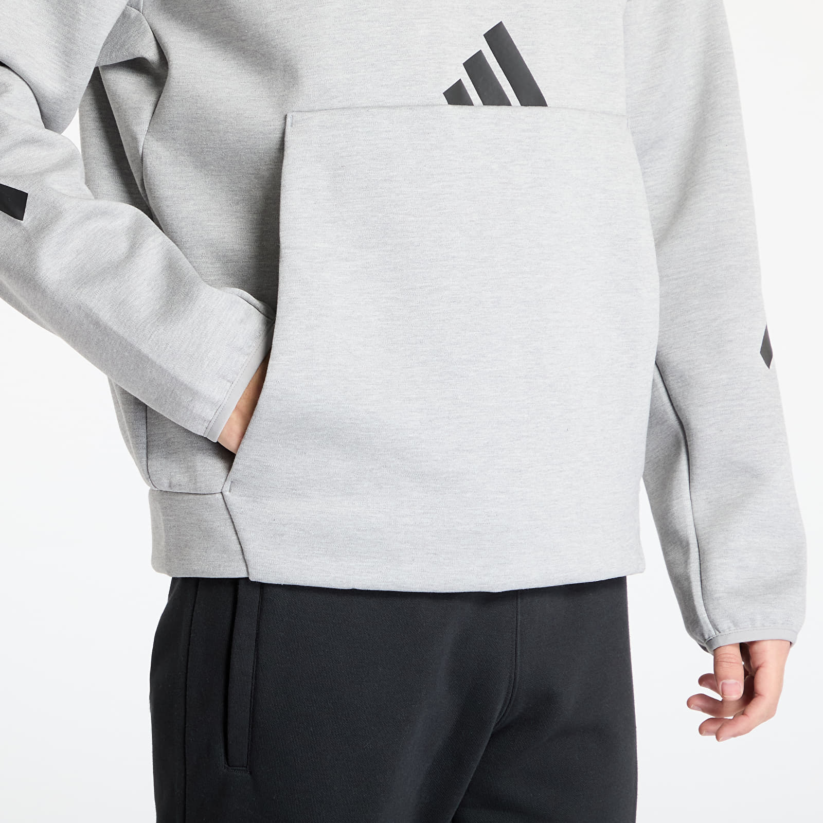 Felpe da uomo adidas M Z.N.E. Hoodie Medium Grey Heather