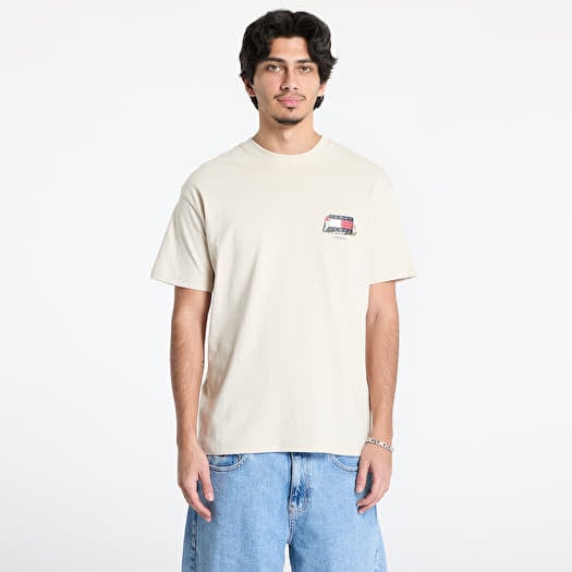 Tricou Tommy Jeans Rlx Novelty 1 Tee Beige