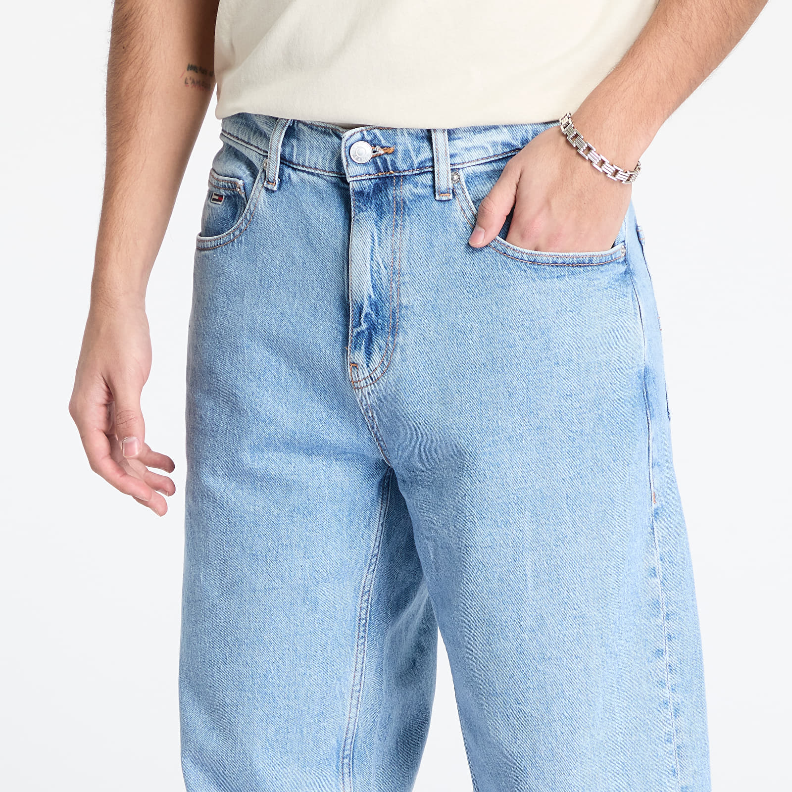 Vaqueros para hombre Tommy Jeans Jaimie Relaxed Straight Jeans Denim