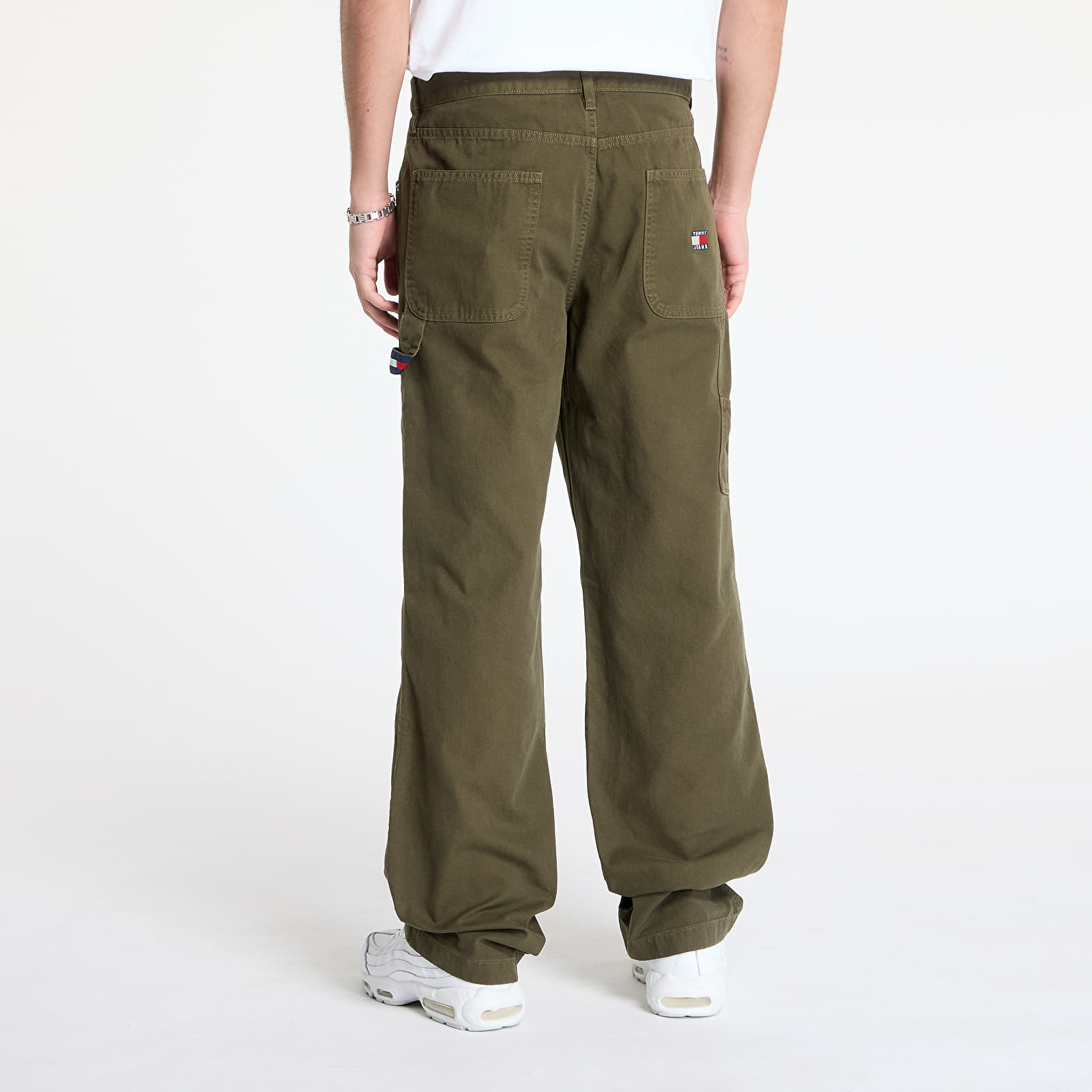 Muške hlače Tommy Jeans Jaimie Carpenter Pants Green