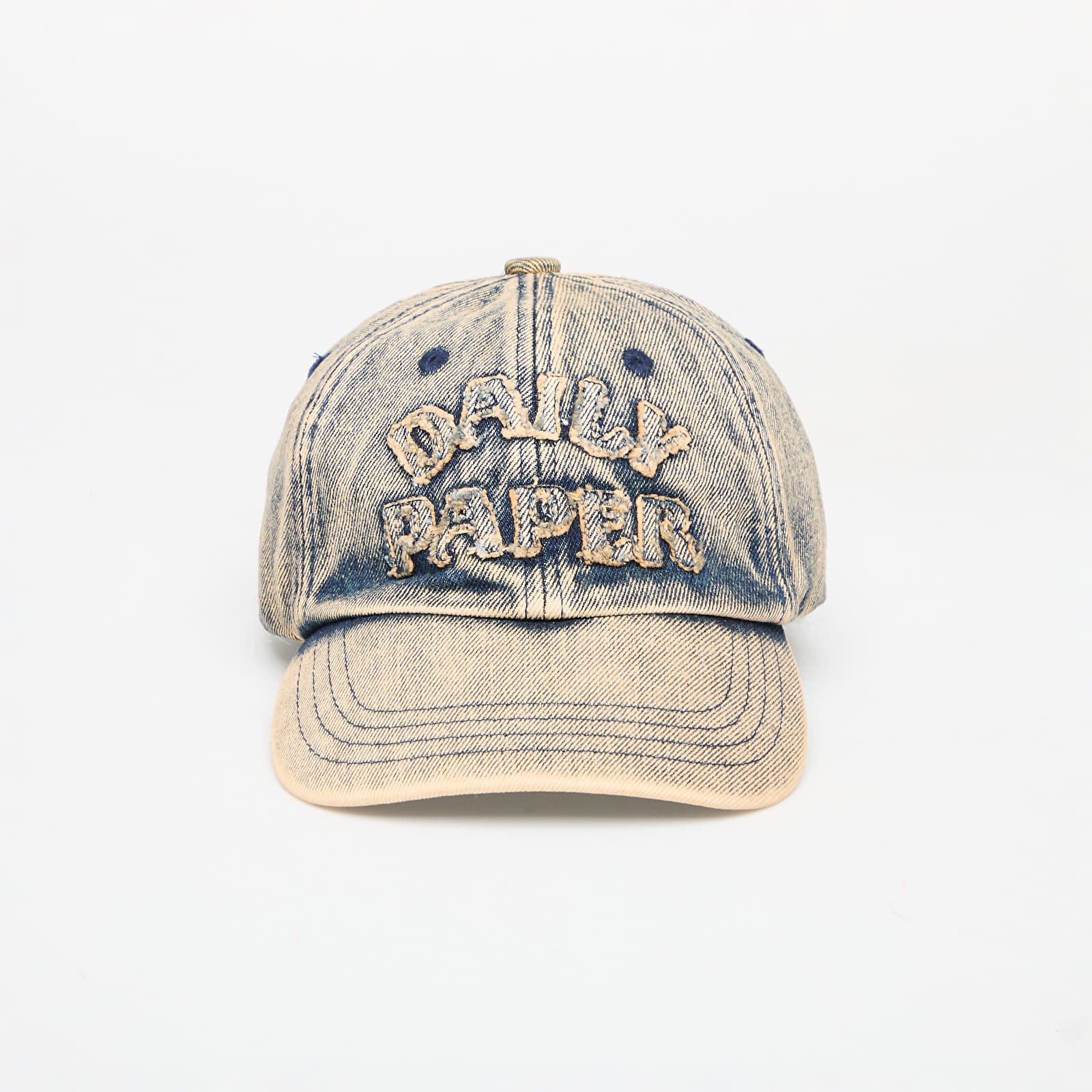 Čiapky Daily Paper Dias Arch Stack Denim Cap Brown Wash