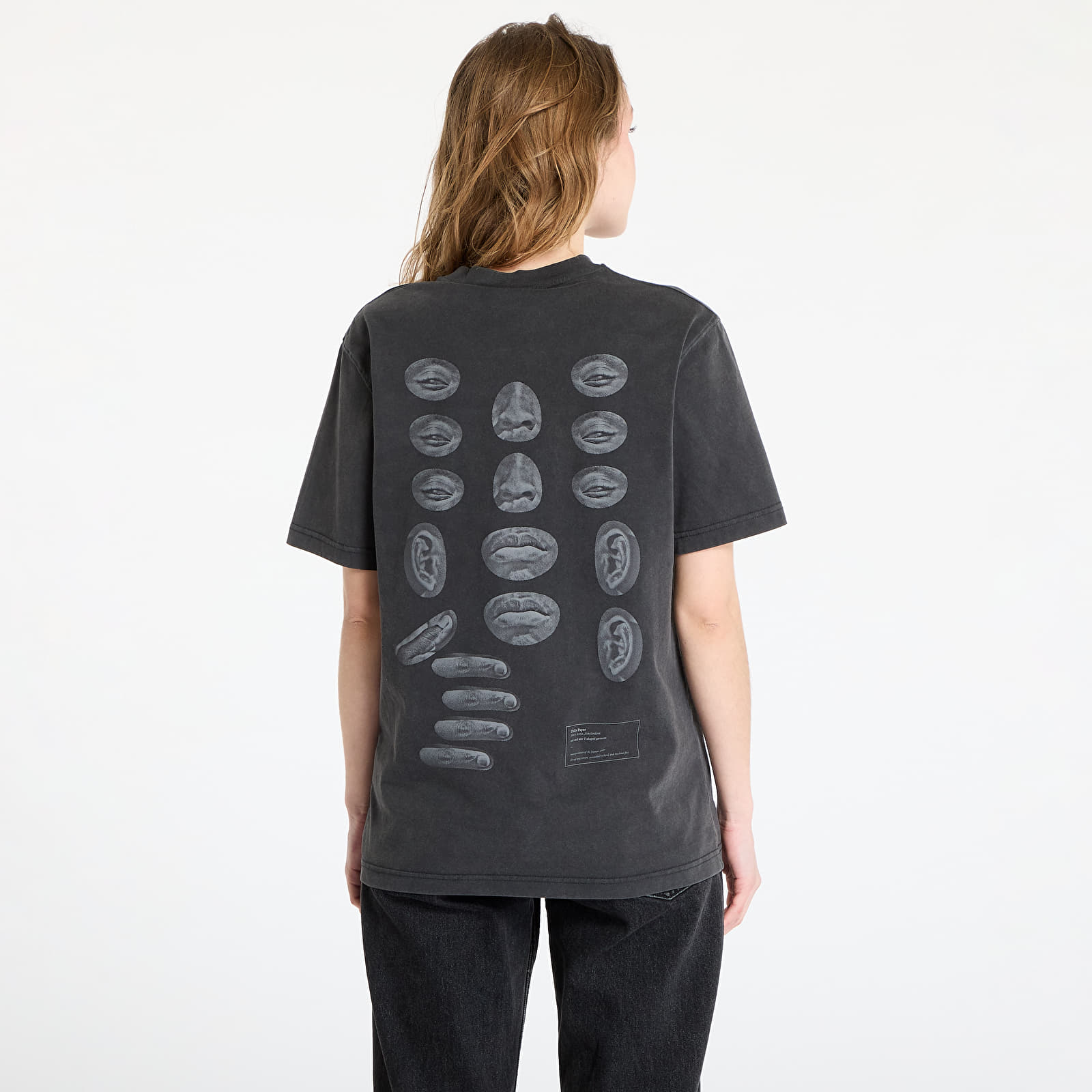 Meeste T-särgid Daily Paper Senses T-Shirt UNISEX Washed Black
