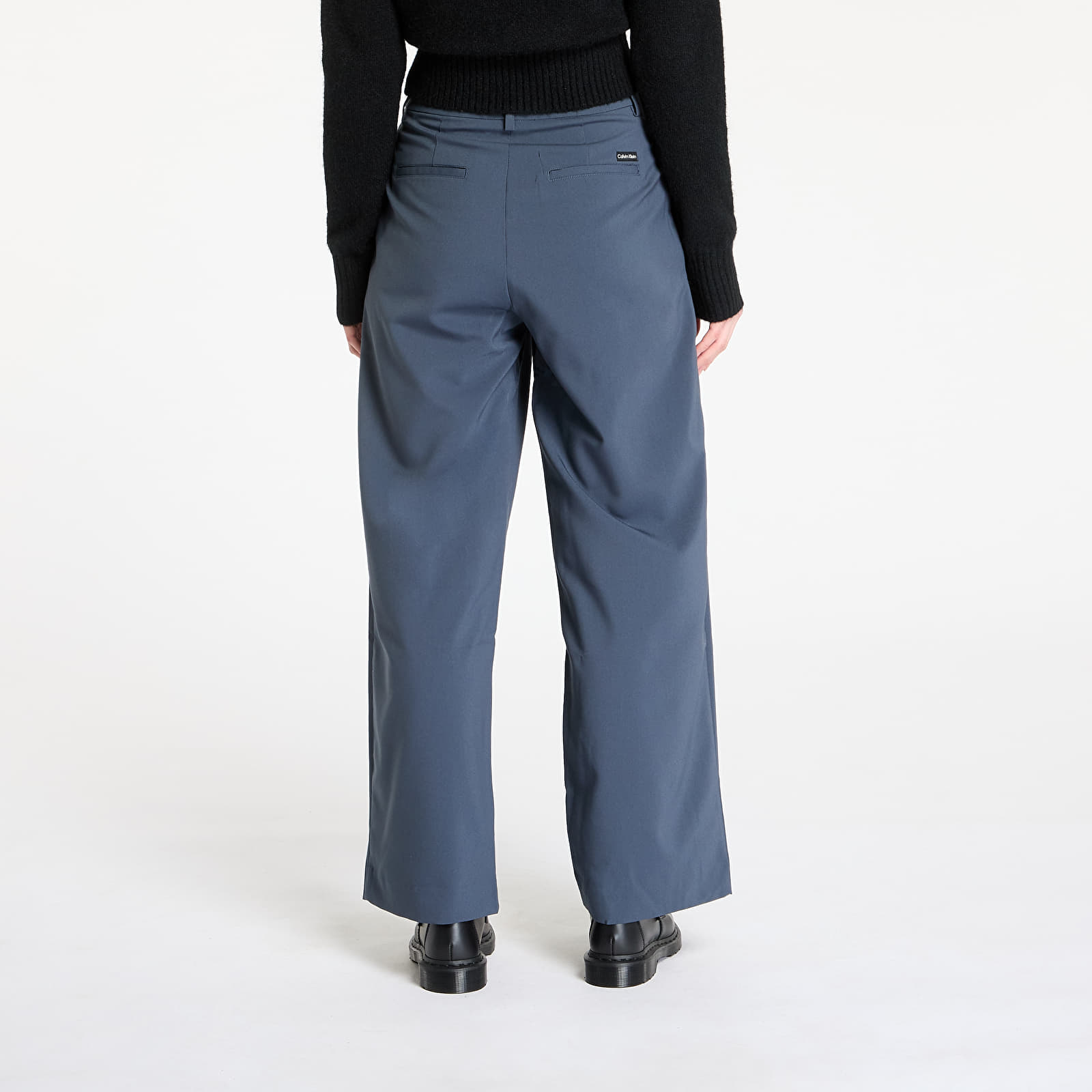 Women's Trousers Calvin Klein Jeans Tailored Wide Leg Pants Blue