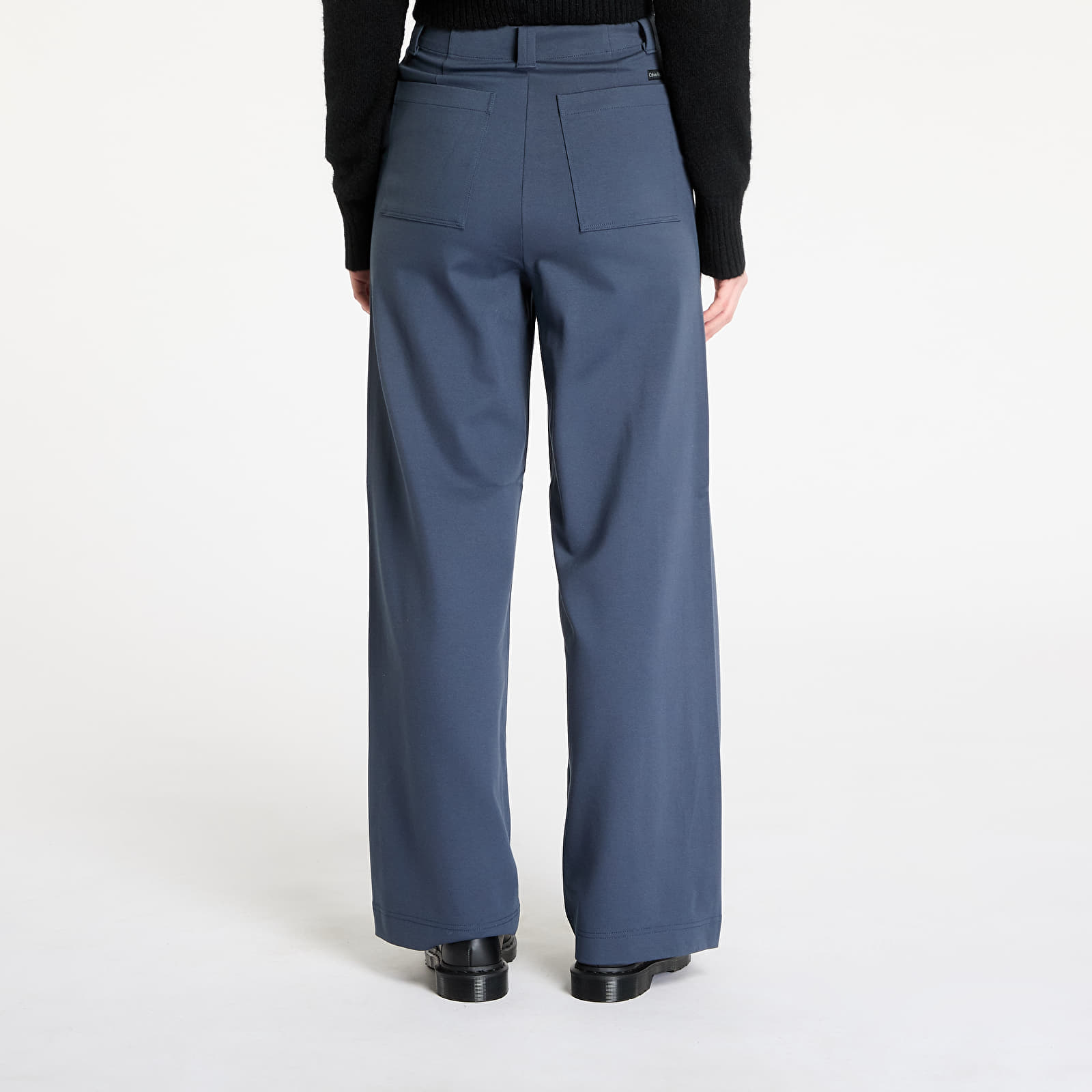 Ženske superge Calvin Klein Jeans Milano Straight Pant Blue