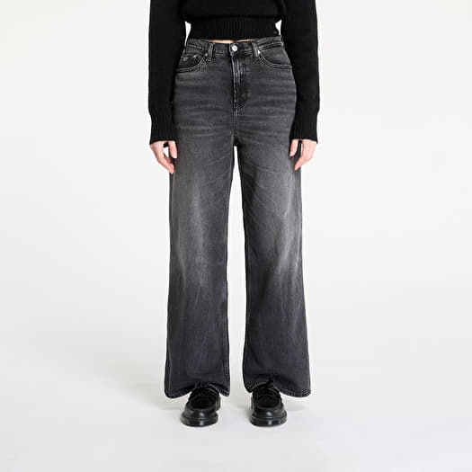 Tommy Jeans Claire High Rise Wide Jeans Denim Black