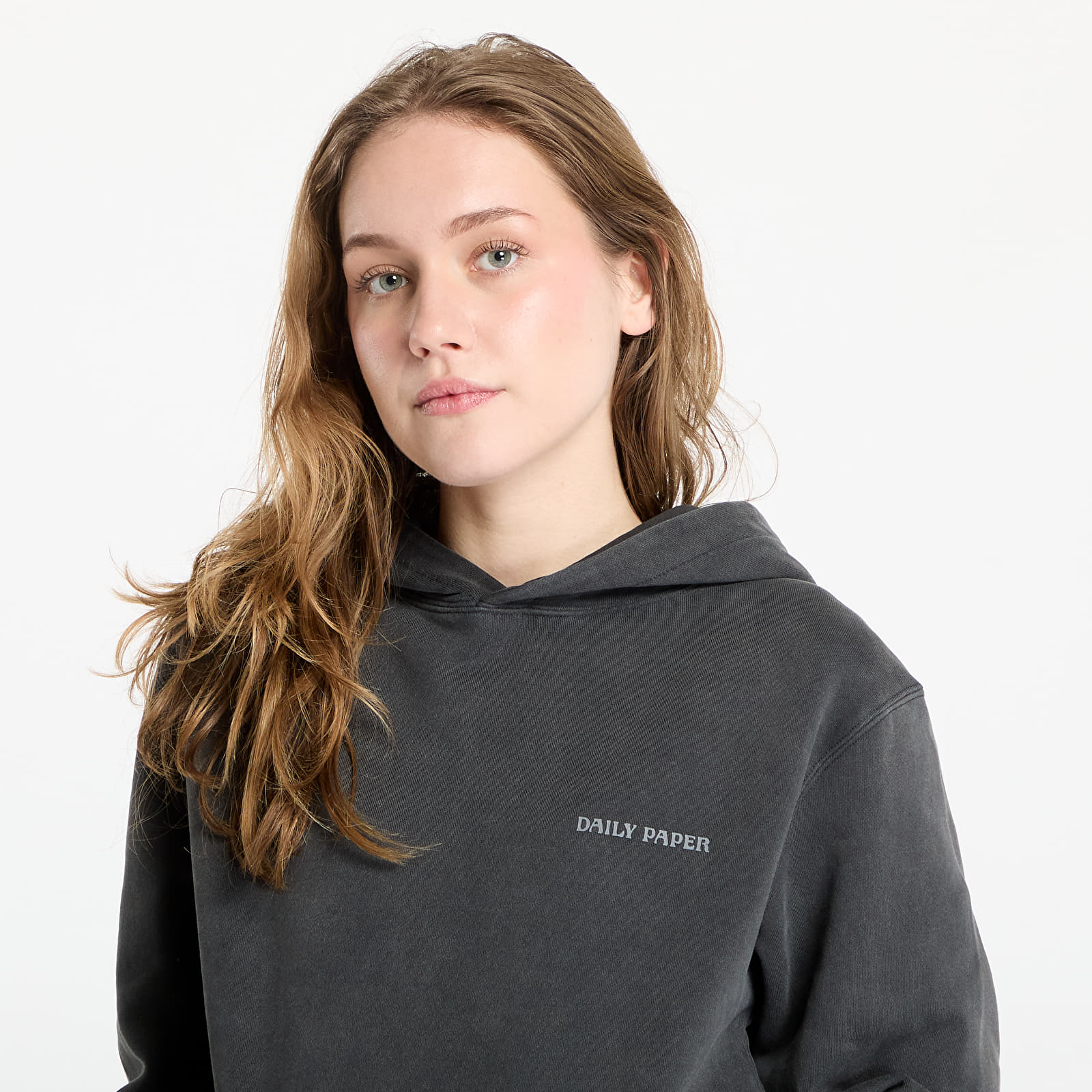 Men's sweatshirts Daily Paper Senses Hoodie UNISEX Washed Black