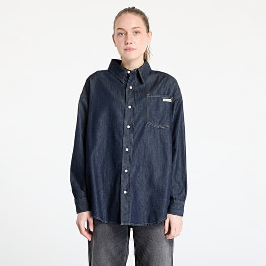 Chemise Calvin Klein Jeans Oversized Long Sleeve Denim Shirt Denim