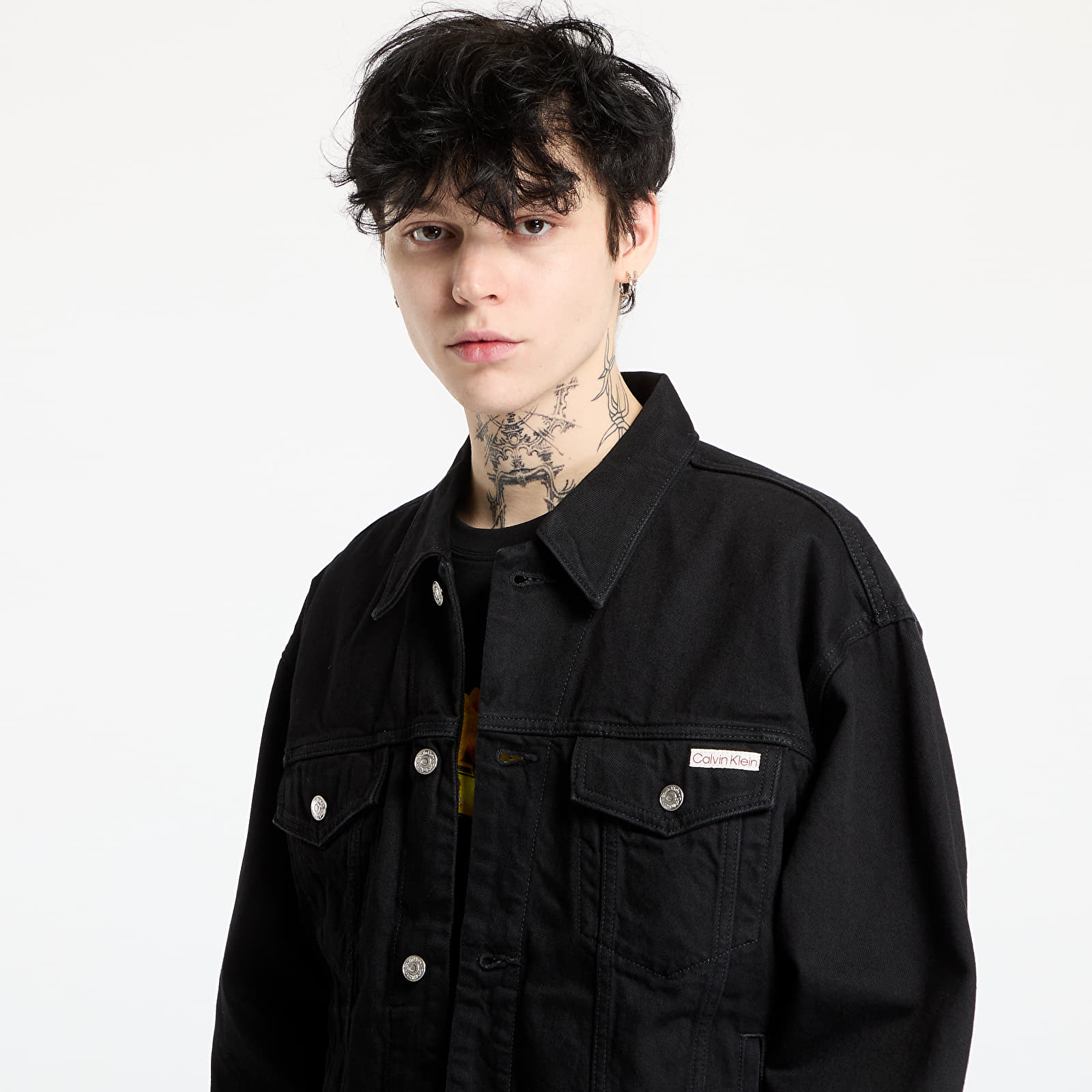 Men's jackets Calvin Klein Jeans 90s Classic Trucker Jacket Black