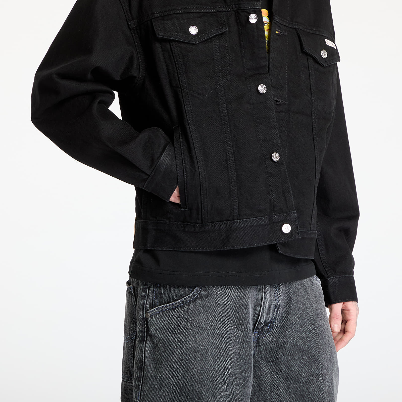 Men's jackets Calvin Klein Jeans 90s Classic Trucker Jacket Black